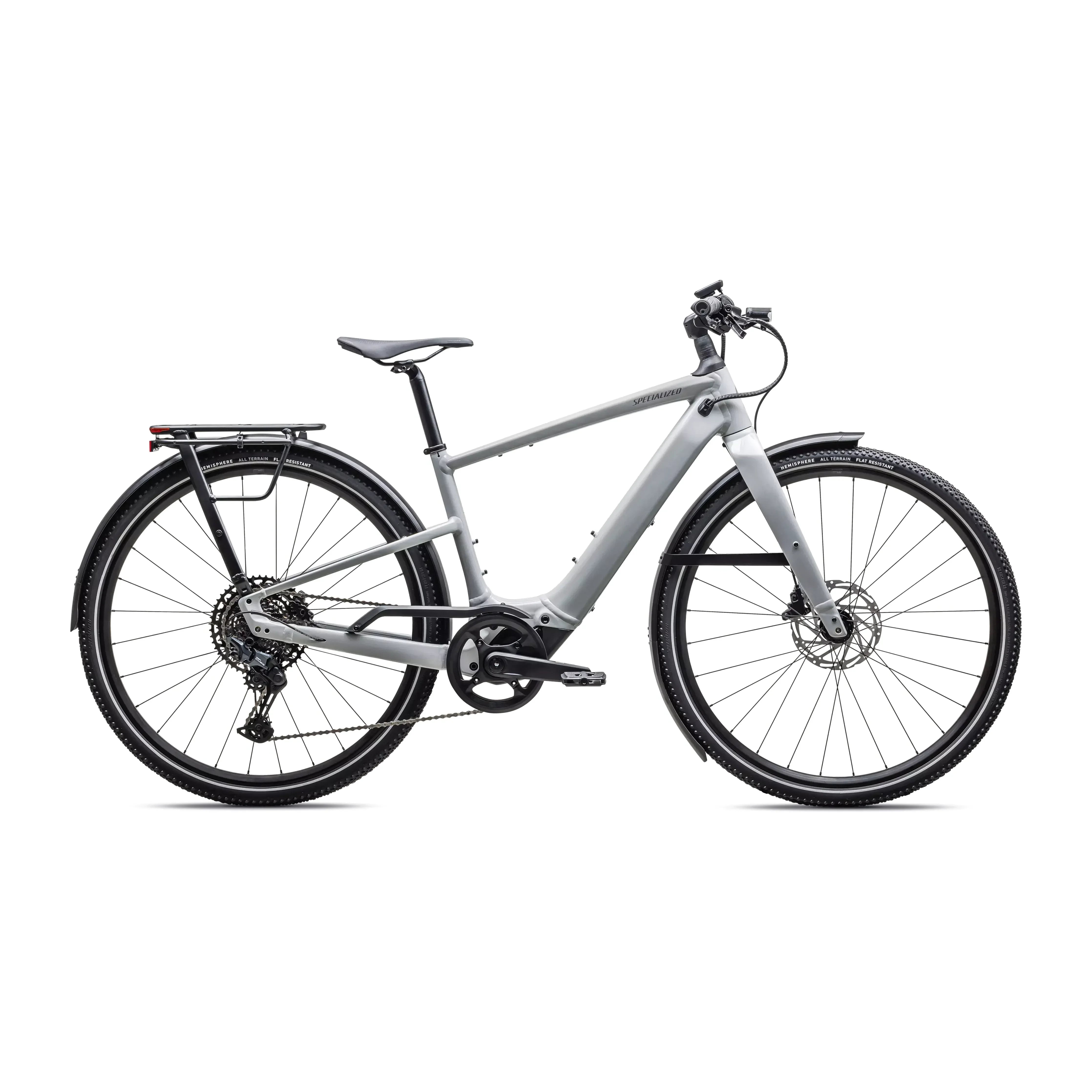 Specialized Turbo Vado SL 2 5.0 EQ Bicycle - E-Bikes - Hybrid - Regular Specialized Small Gloss Dove Gray / Cool Grey Frost