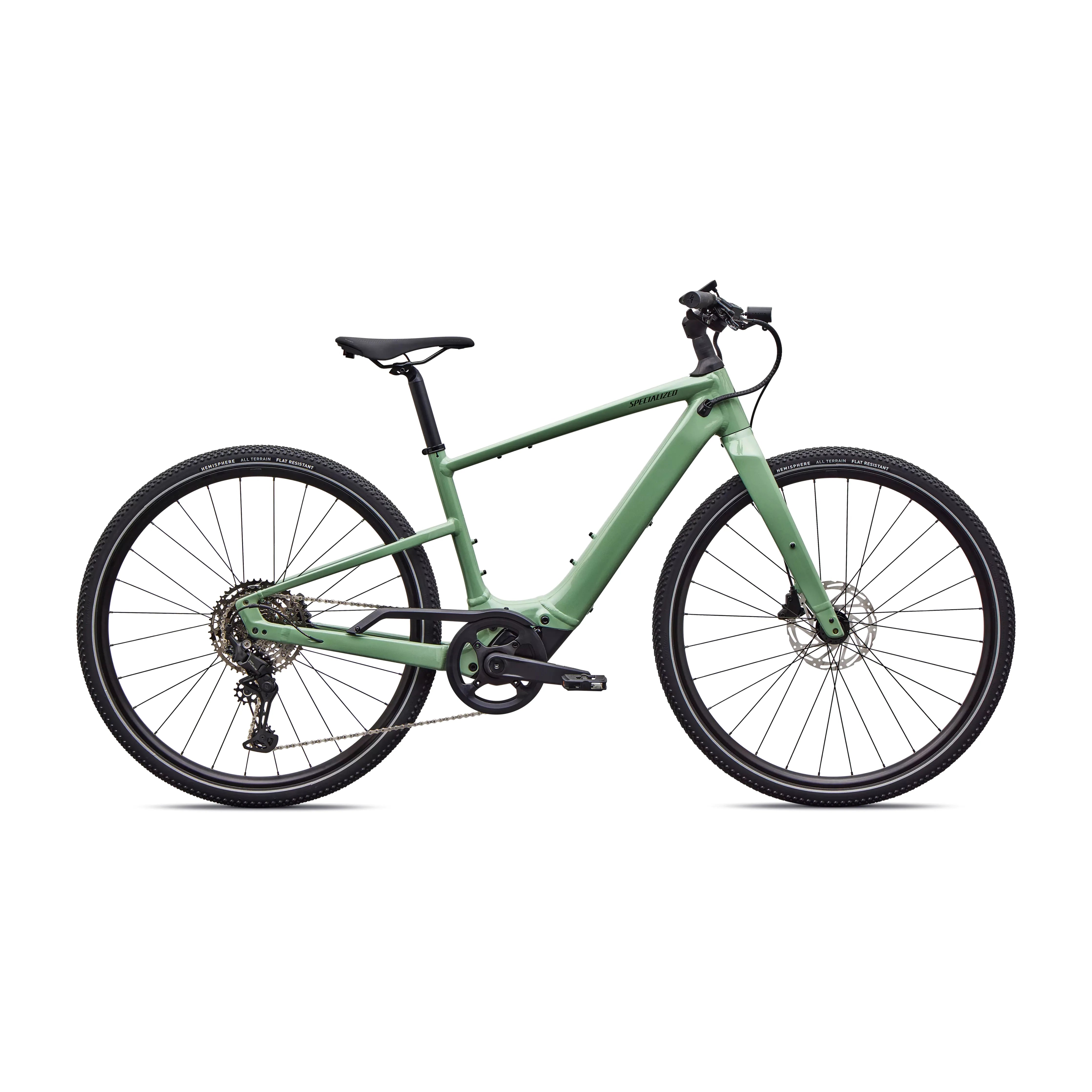 Specialized Turbo Vado SL 2 4.0 Bicycle - E-Bikes - Hybrid - Regular Specialized Large Pistachio/Oak Green Metallic