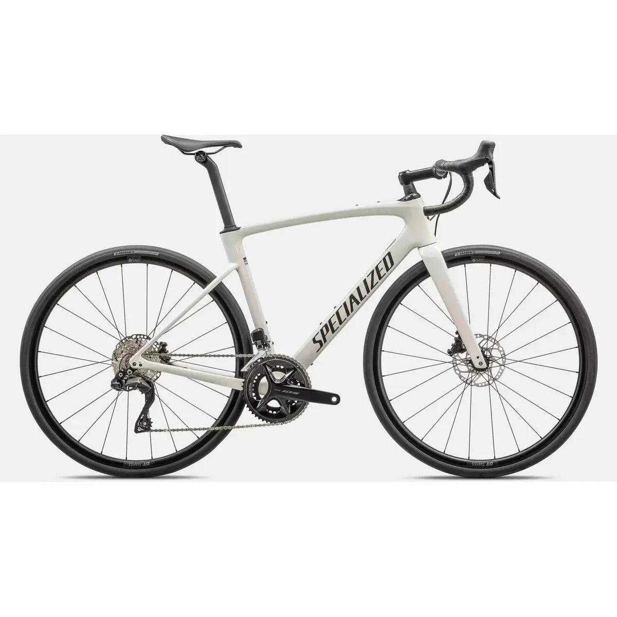 Specialized Roubaix SL8 Comp Bicycle - Road Bikes Specialized 44 Gloss Red Ghost Pearl Over Dune White/Metallic Obsidian