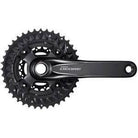 Shimano FC-M6000-3 Crankset - 175mm, 10-Speed, 40/30/22t, 96/64 BCD, Hollowtech II Spindle Interface, Black Cycling Parts - Crank Shimano