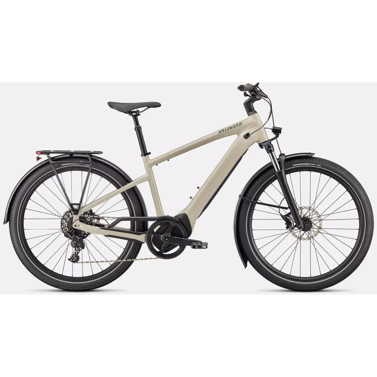 Specialized Turbo Vado 4.0 Bicycle - E-Bikes - Hybrid - Regular Specialized White Mountains / Black Reflecitve Medium