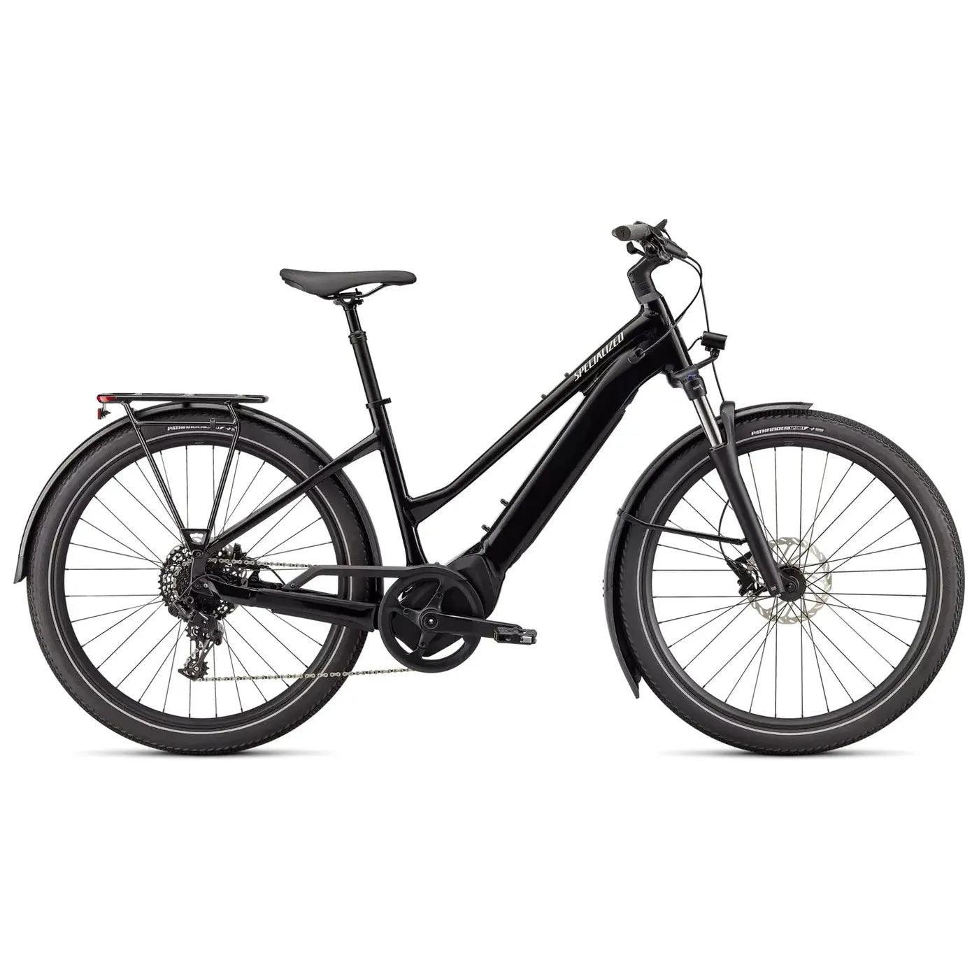 Specialized Turbo Vado 4.0 Step-through Bicycle - E-Bikes - Hybrid - Step-Through Specialized Cast Black / Silver Reflective Small