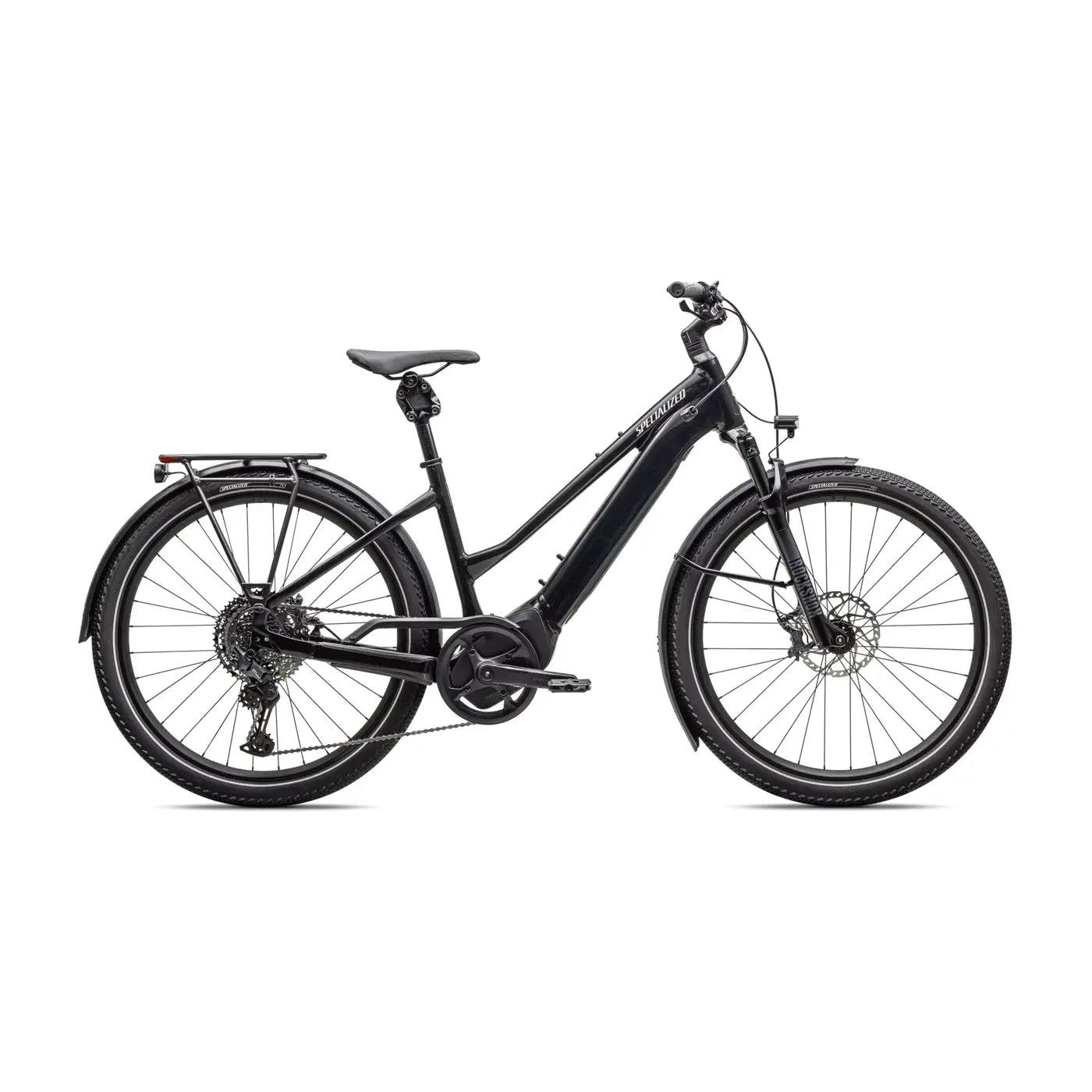 VADO 5.0 STEP THROUGH UL CSTBLK/FLKSIL L Bicycle - E-Bikes - Hybrid - Step-Through Specialized