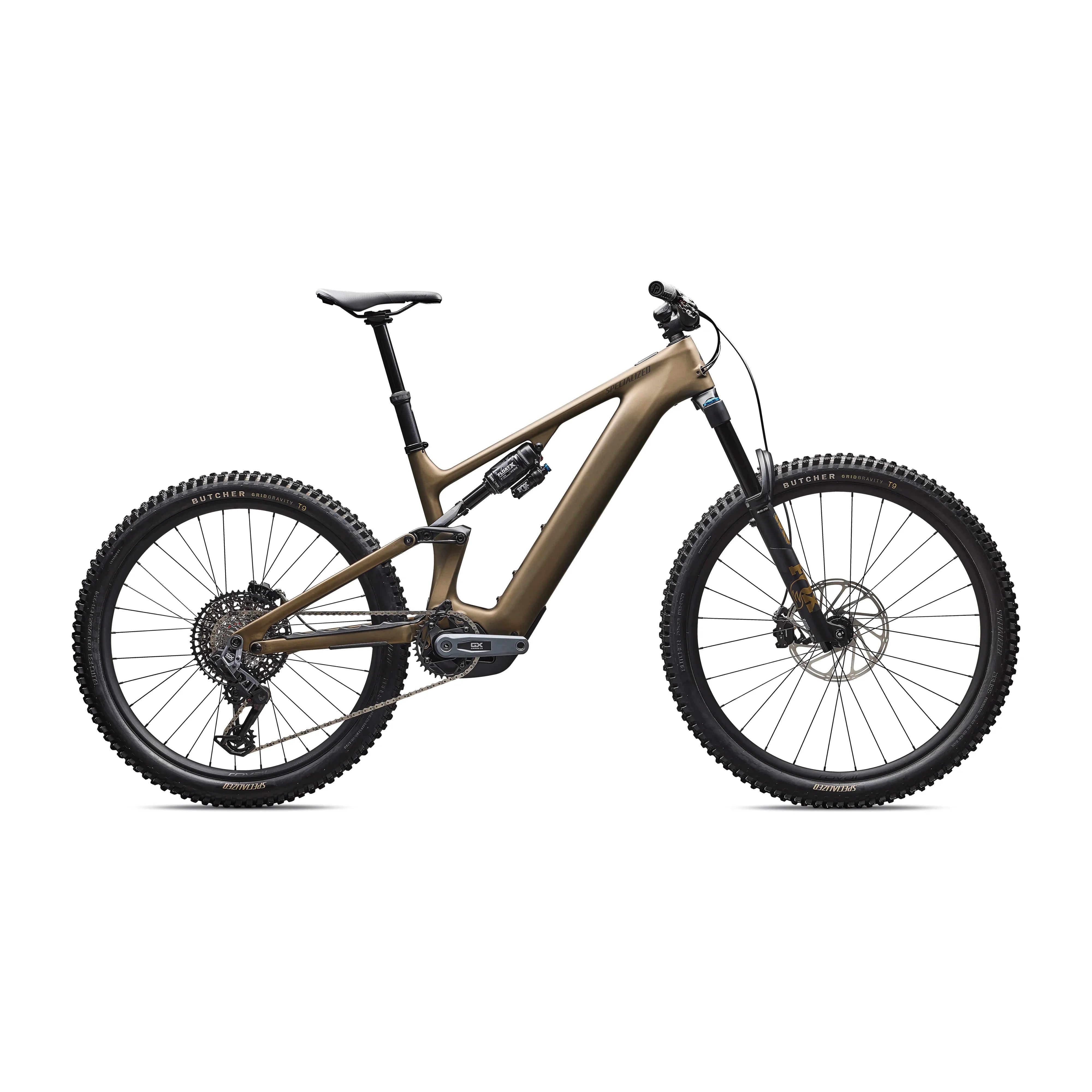 Specialized Levo 4 Expert Carbon Bicycle - E-Bikes - Mountain - Full Suspension Specialized S2 Burnt Gold Metallic/Doppio