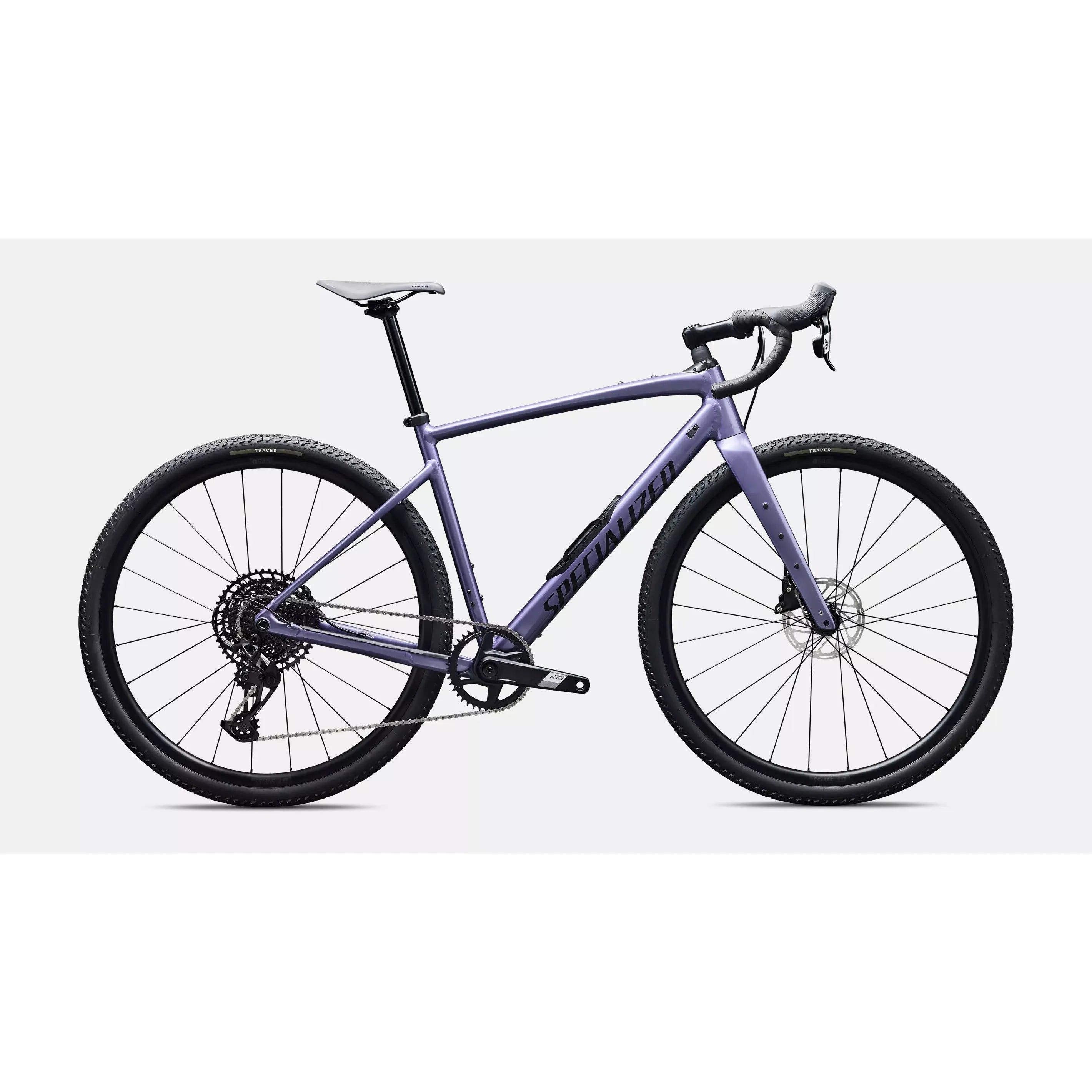 Specialized Diverge 4 Comp Alloy SRAM Apex Bicycle - Gravel Specialized 52 Gloss Mauve Metallic / Obsidian