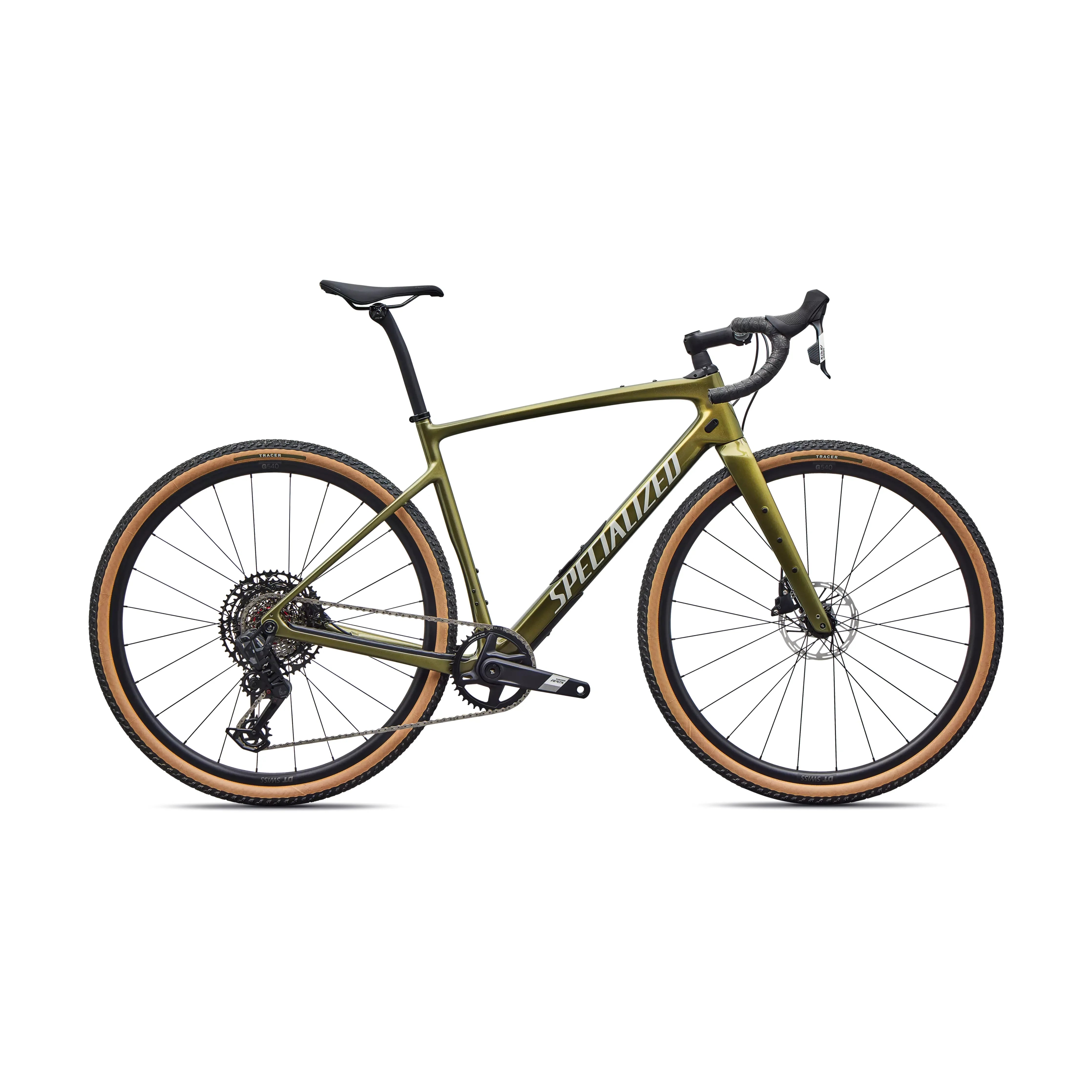 Specialized Diverge 4 Comp Carbon SRAM Apex AXS/S1000 Bicycle - Gravel Specialized 58 Laurel Green Metallic/dolomite Metallic