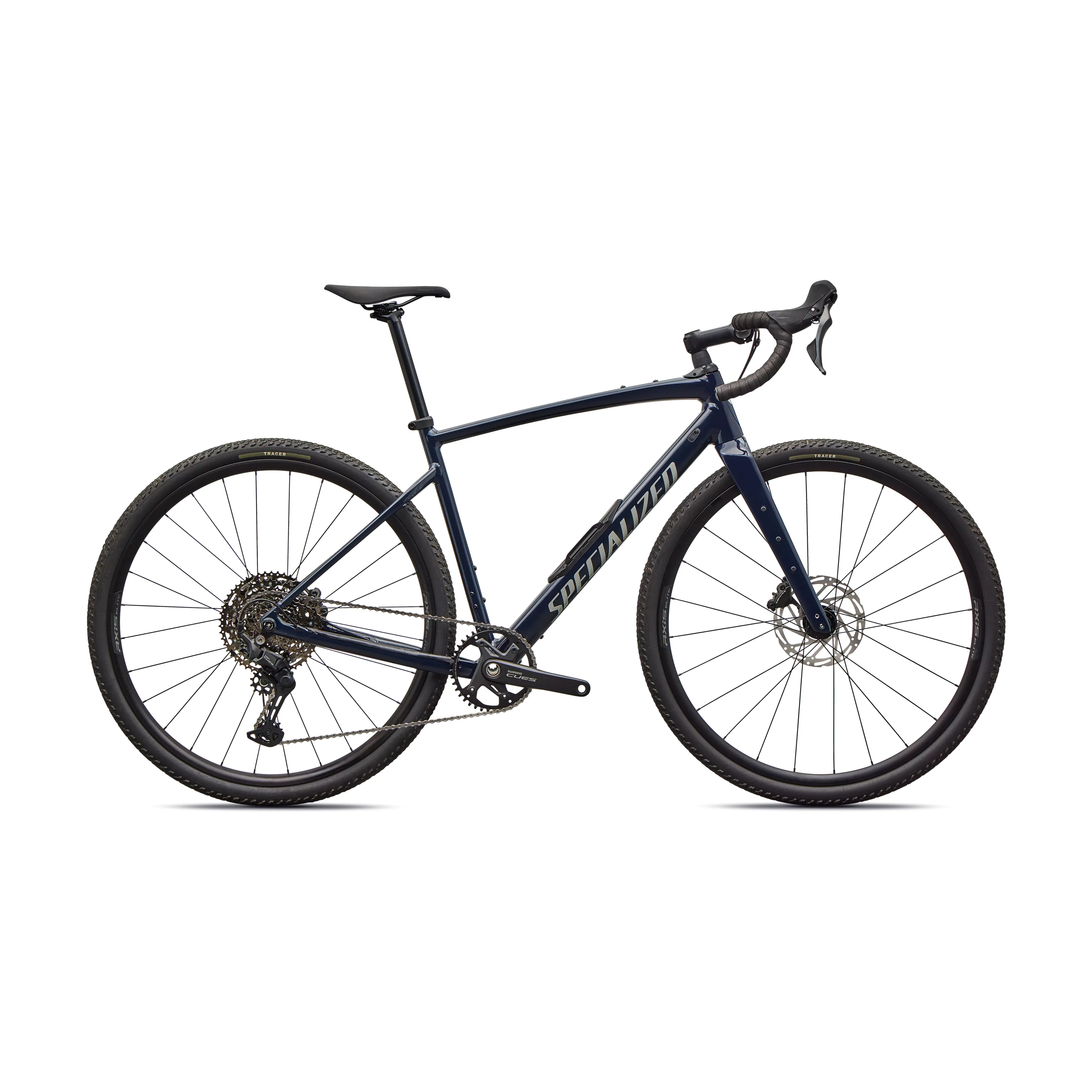 Specialized Diverge 4 Sport Alloy Shimano CUES Bicycle - Gravel Specialized 52 Dark Navy/Dolomite Metallic