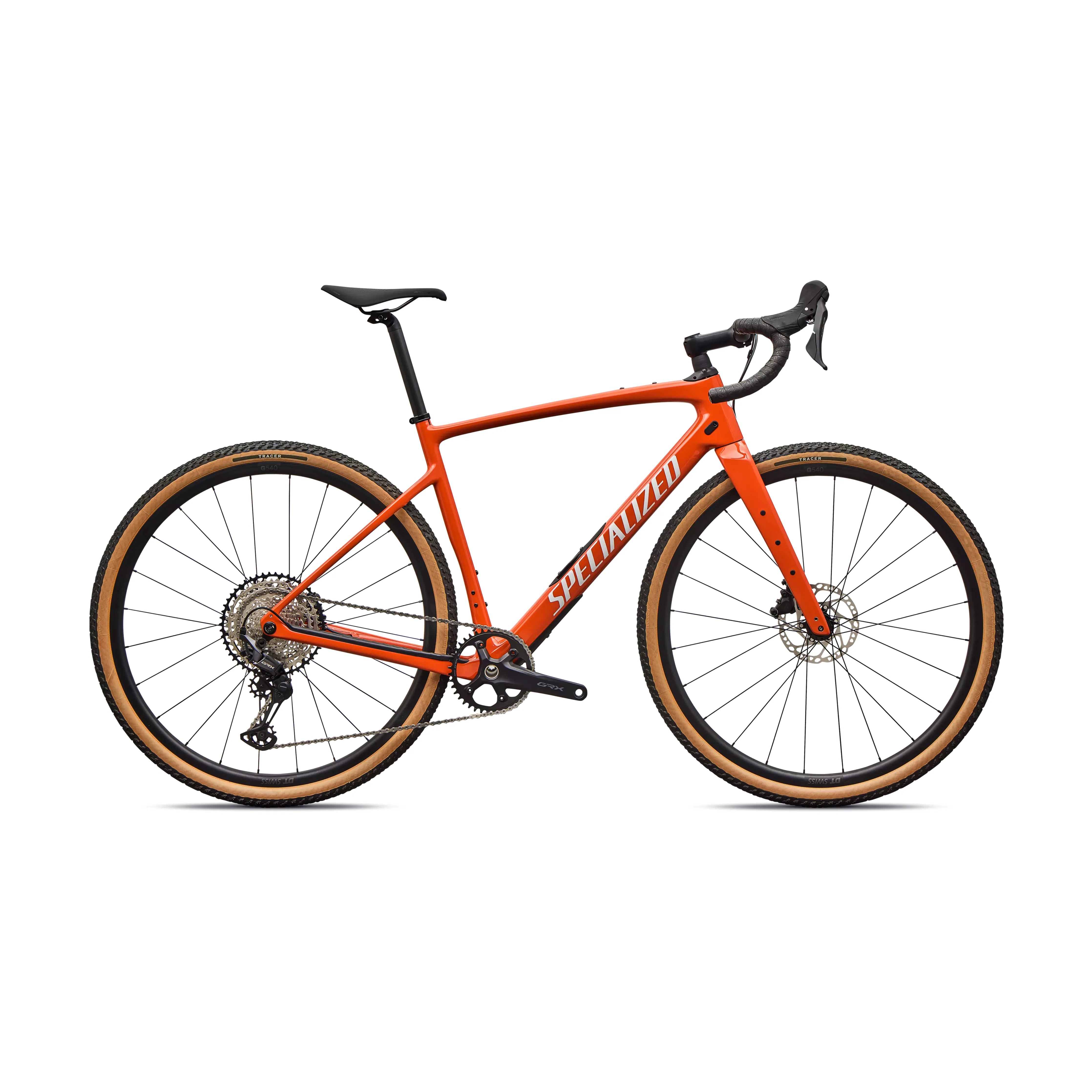 Specialized Diverge 4 Sport Carbon Shimano GRX 600 Bicycle - Gravel Specialized 54 Deep Orange/Dune White