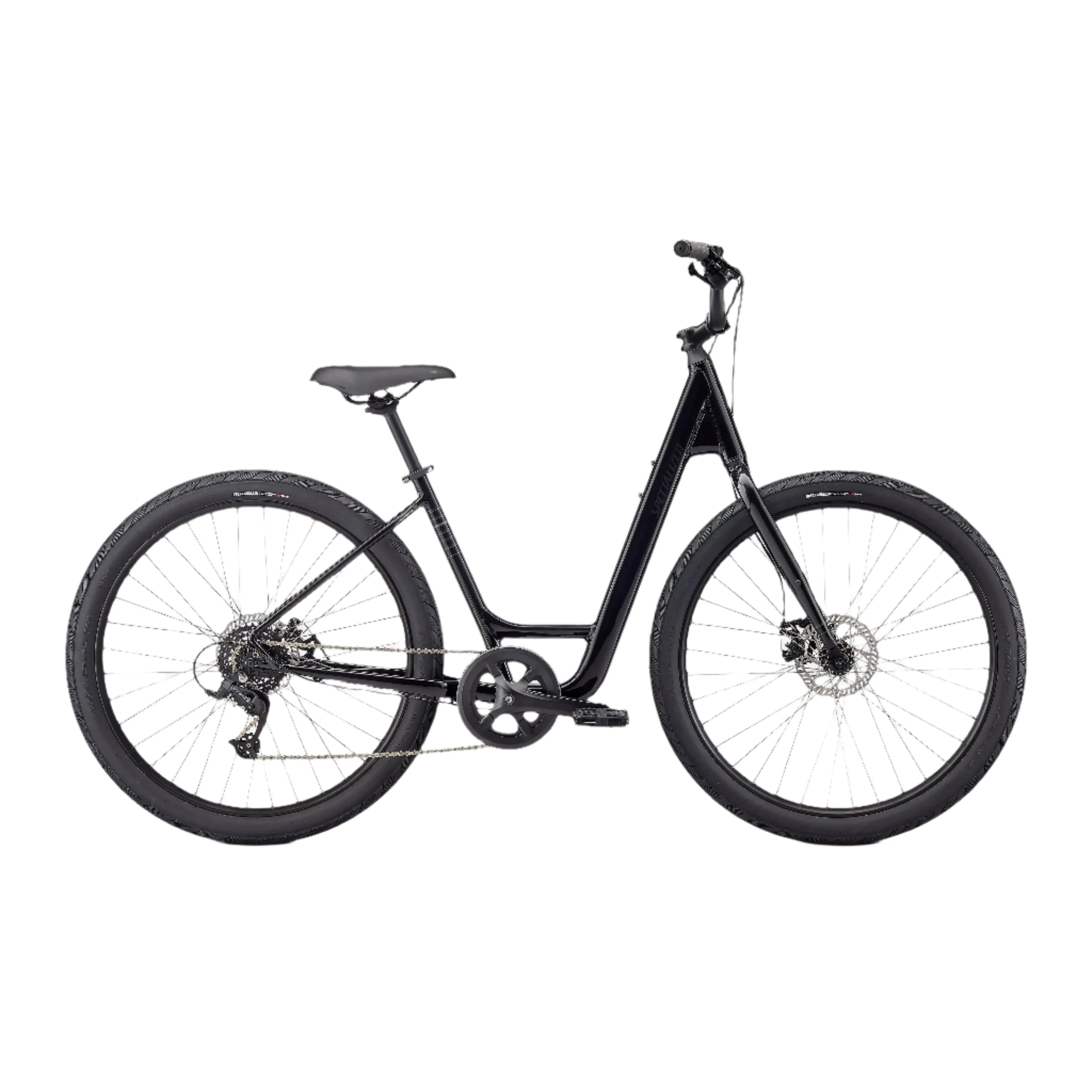 Specialized Roll 2.0 Low Entry (2024) Bicycle - Cruisers Specialized Small Gloss Black / Charcoal / Satin Black Reflective