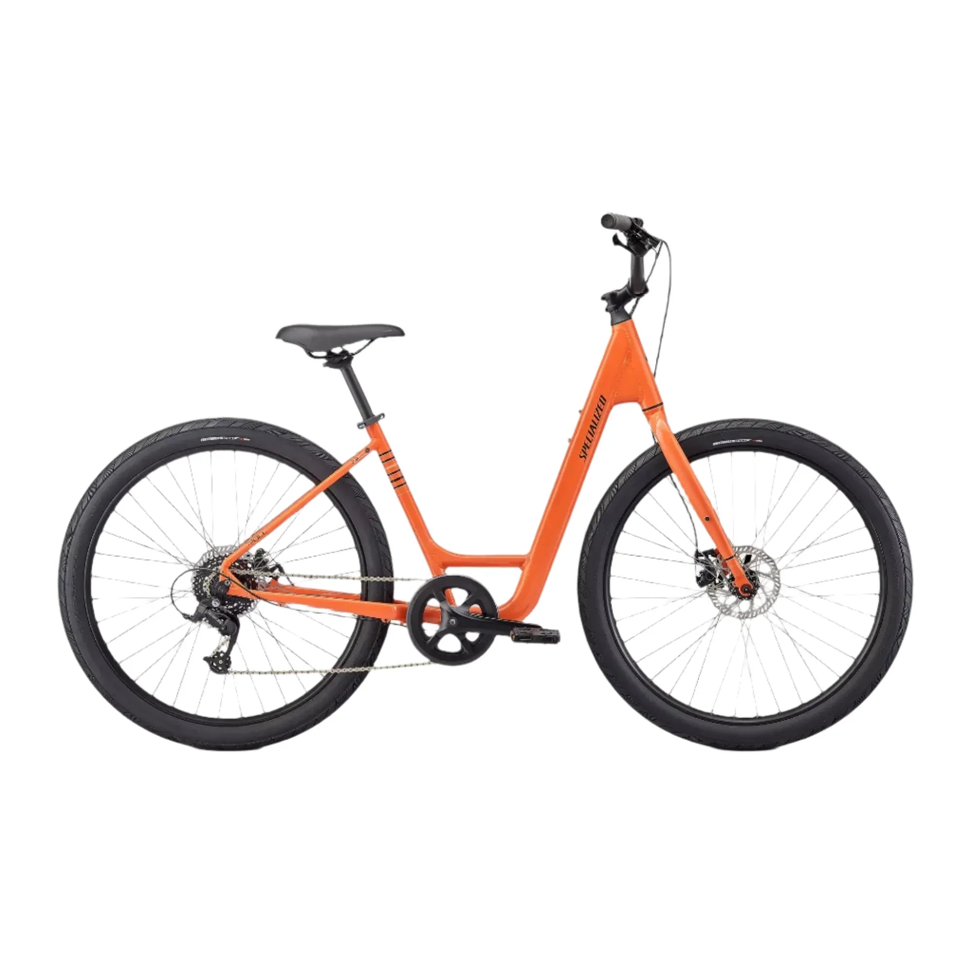 Specialized Roll 2.0 Low Entry (2024) Bicycle - Cruisers Specialized Small Gloss Blaze / Ice Papaya / Satin Black Reflective