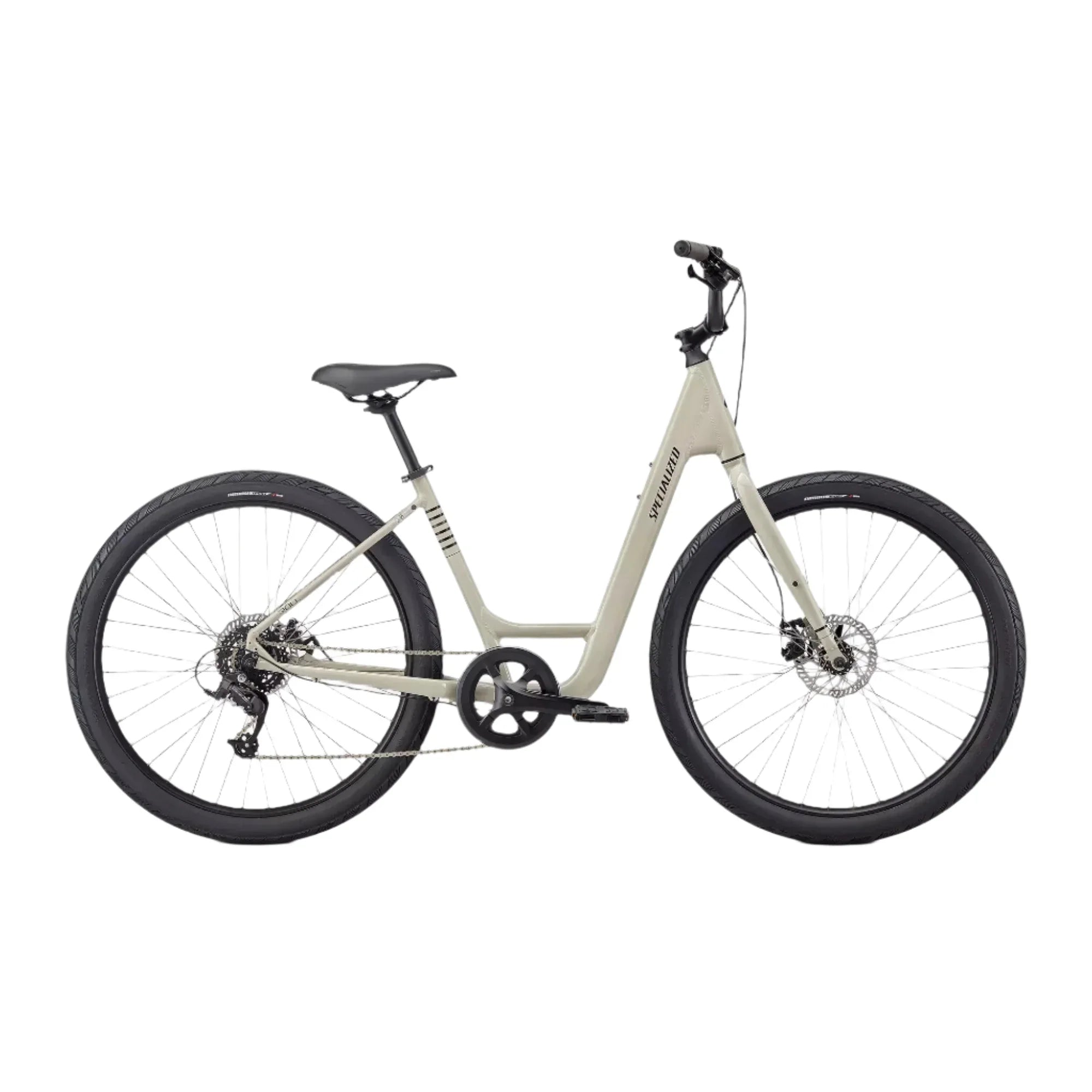 Specialized Roll 2.0 Low Entry (2024) Bicycle - Cruisers Specialized Small Gloss White Mountains / Gunmetal / Satin Black Reflective