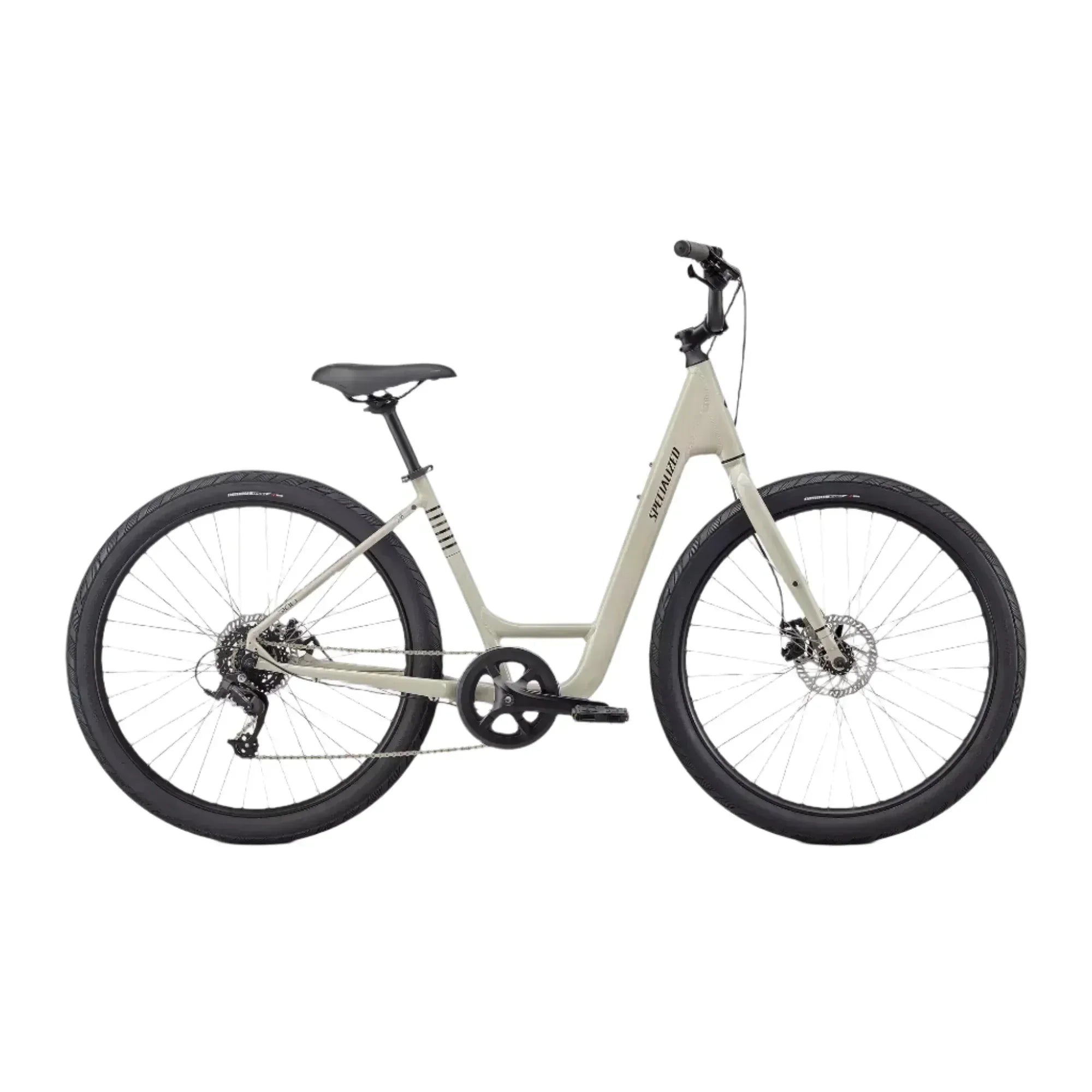 Specialized Roll 2.0 Low Entry (2024) Bicycle - Cruisers Specialized Small Gloss White Mountains / Gunmetal / Satin Black Reflective