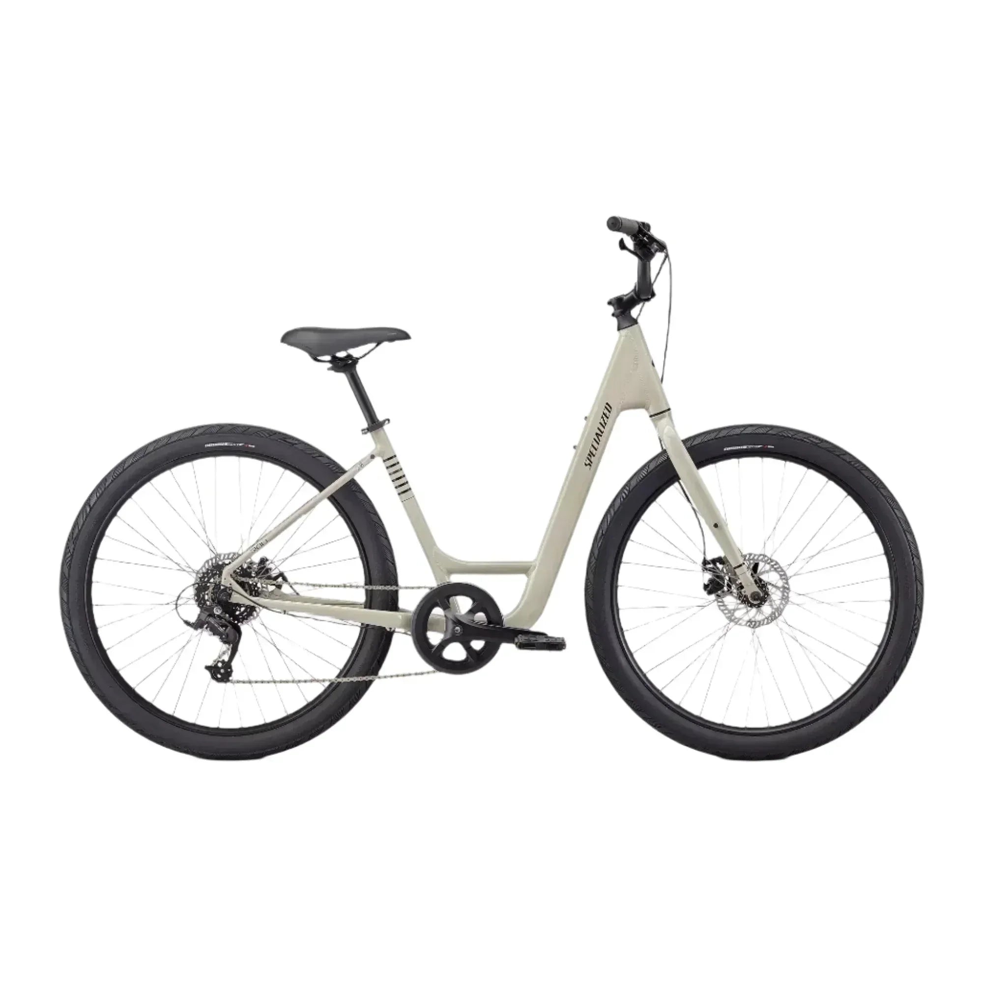 Specialized Roll 2.0 Low Entry (2024) Bicycle - Cruisers Specialized Small Gloss White Mountains / Gunmetal / Satin Black Reflective