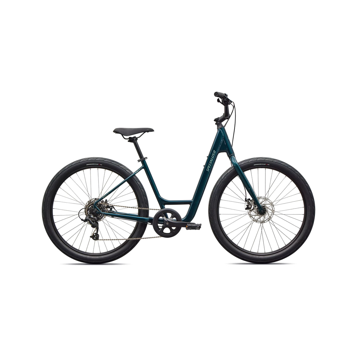 Specialized Roll 2.0 Low Entry Bicycle - Cruisers Specialized Small Gloss Emerald Metallic / Fjord Metallic