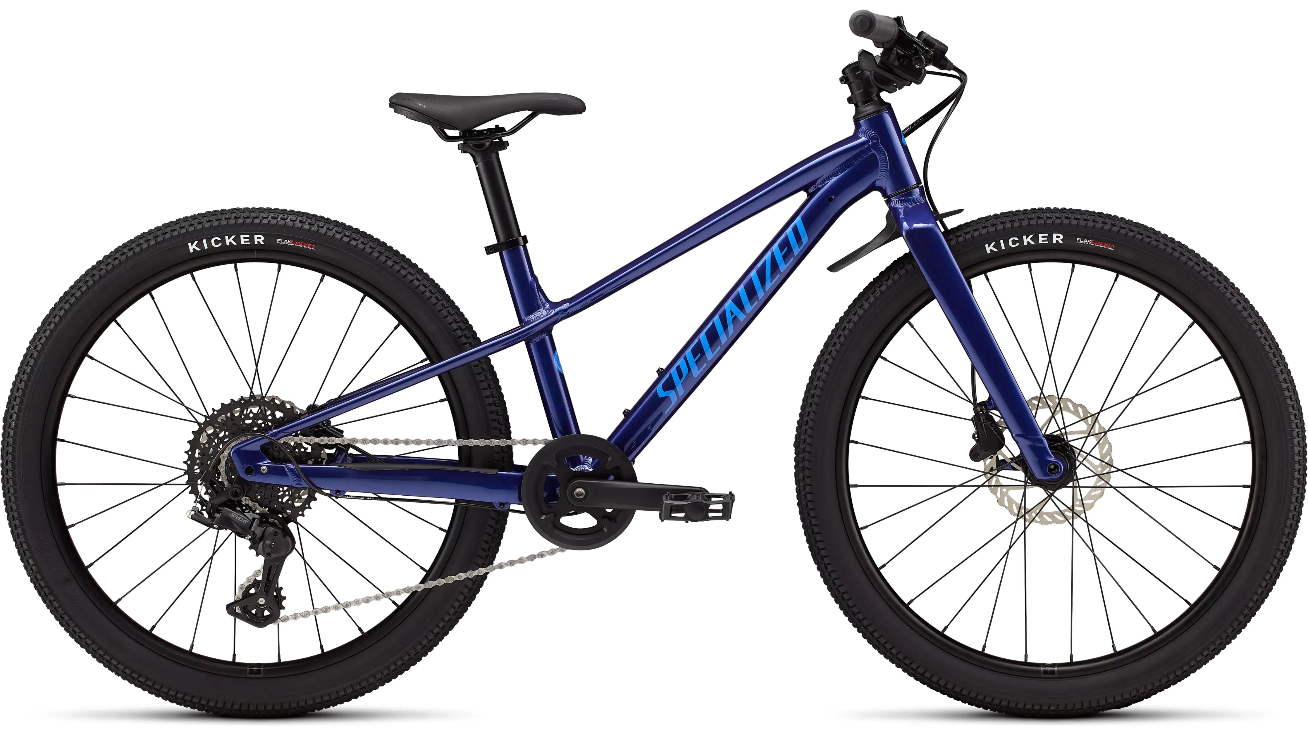 Specialized Riprock 24 Bicycle - Kids Bikes - 24" Specialized Gloss Majesty Blue Metallic / Sky Blue