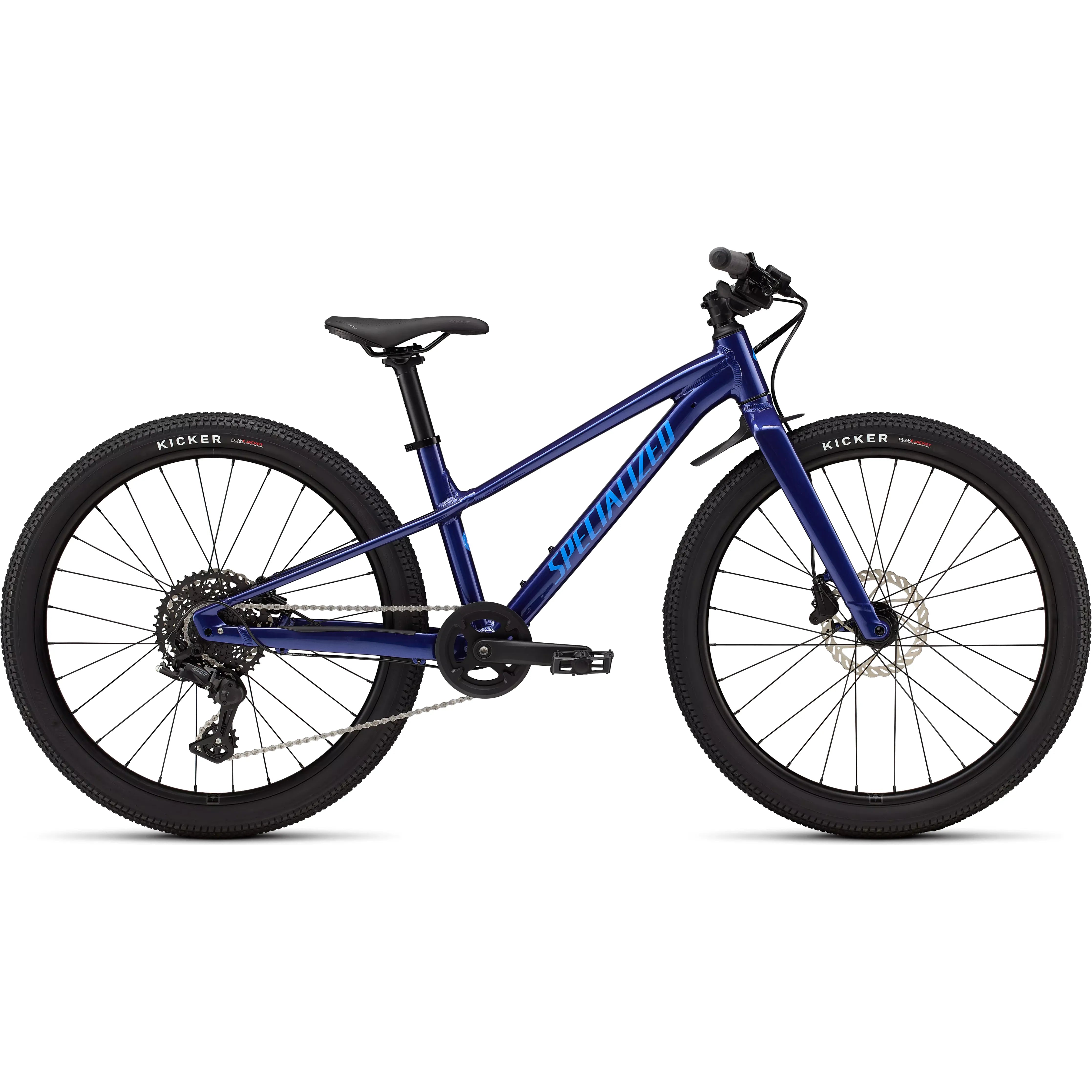 Specialized Riprock 24 Bicycle - Kids Bikes - 24" Specialized Gloss Majesty Blue Metallic / Sky Blue