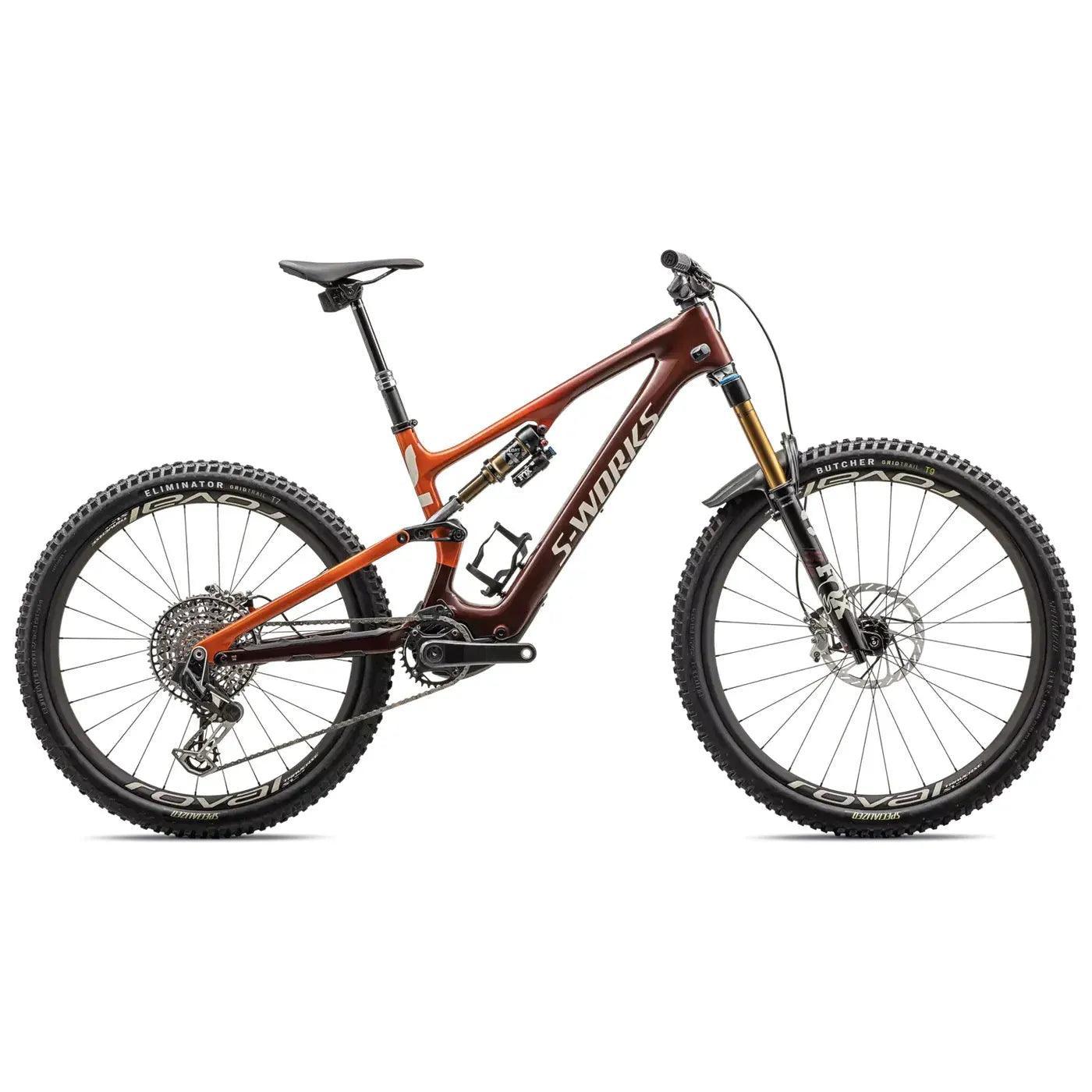 Specialized Levo SL S-Works Carbon Bicycle - E-Bikes - Mountain - Full Suspension Specialized S4 RSTDRED/REDWD/WHTMTN