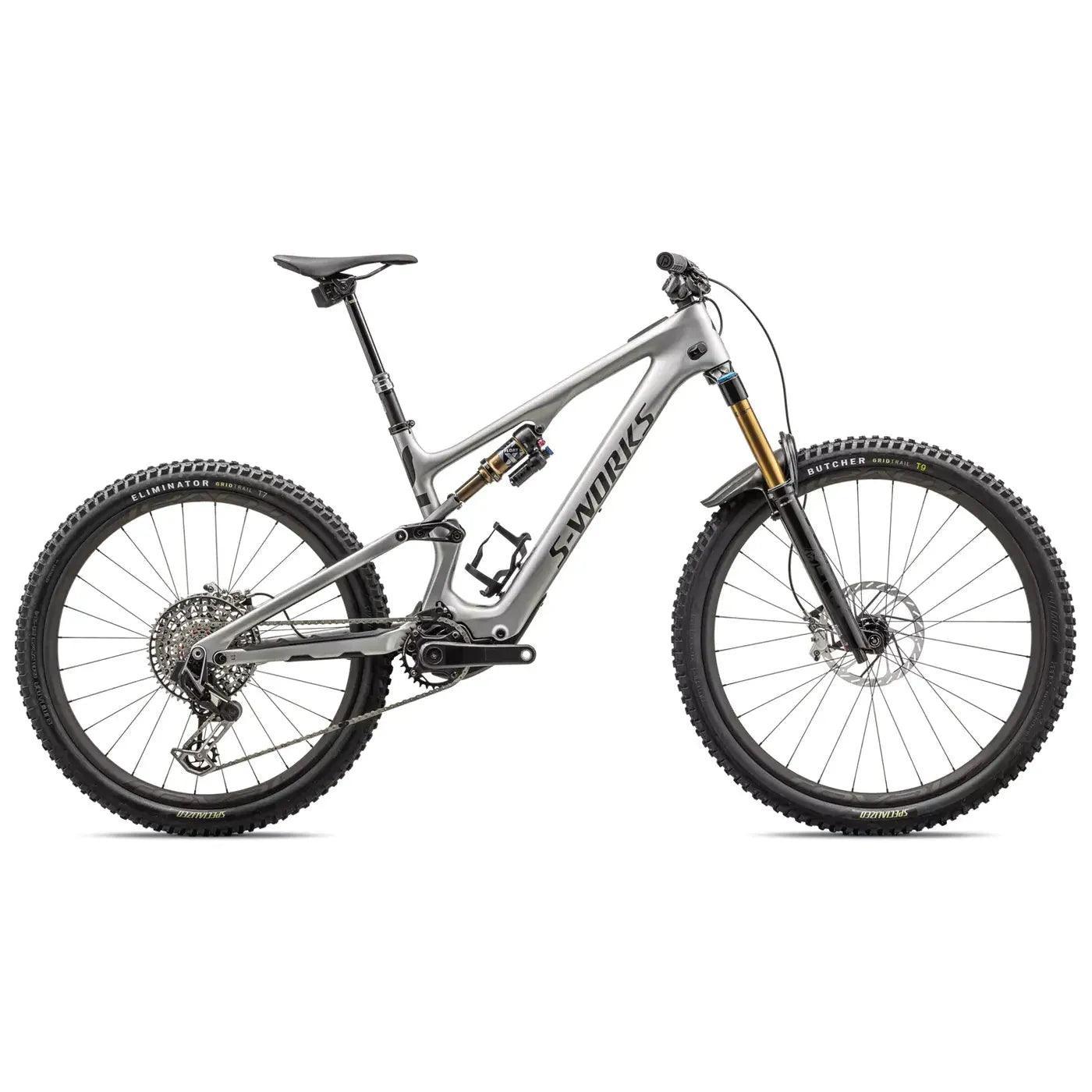 Specialized Levo SL S-Works Carbon Bicycle - E-Bikes - Mountain - Full Suspension Specialized S4 BRSH/BLKLQDMET/BLKCP