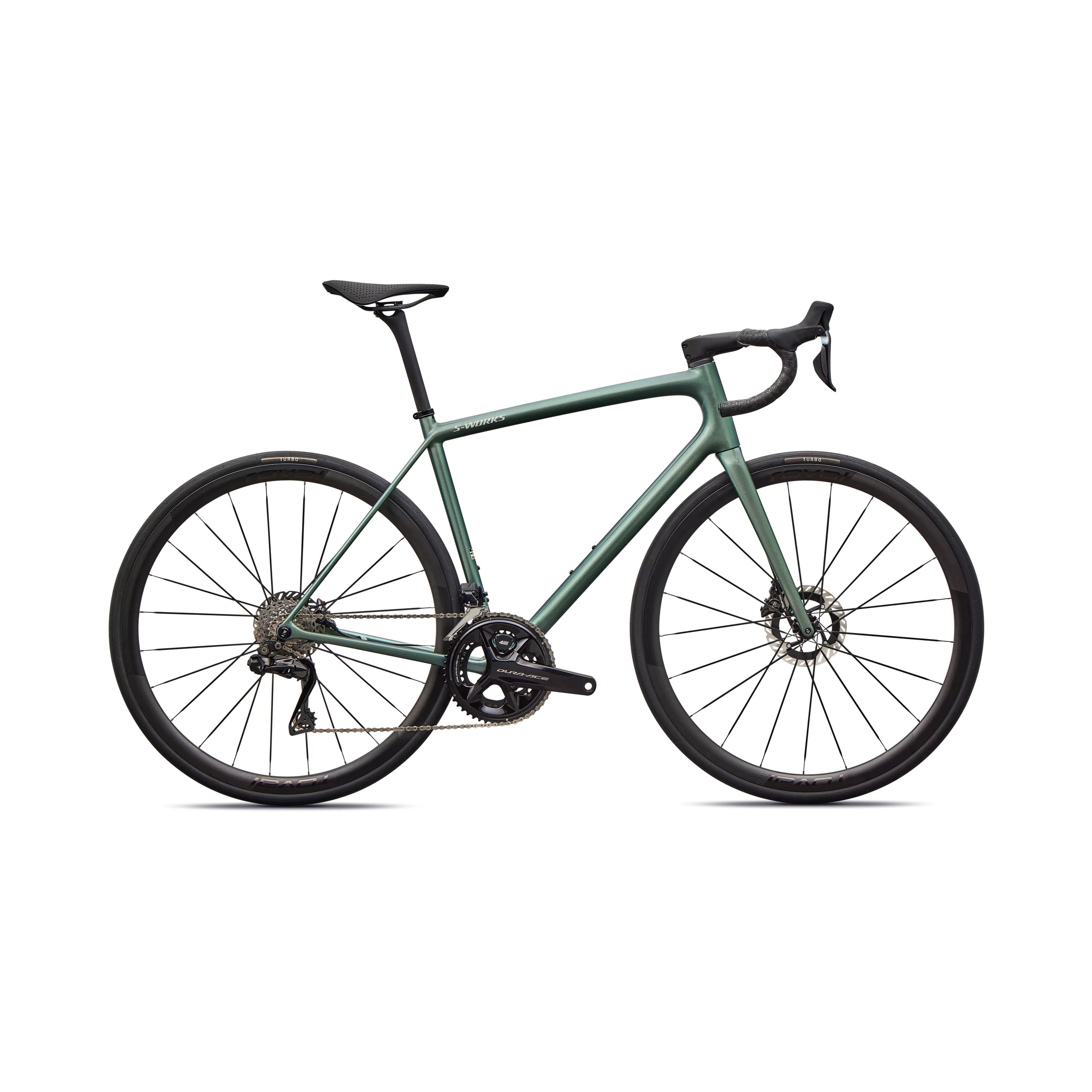 Specialized Aethos 2 S-Works Di2 Bicycle - Road Bikes Specialized 49 Gloss Premium Fjord Metallic / Dolomite Metallic