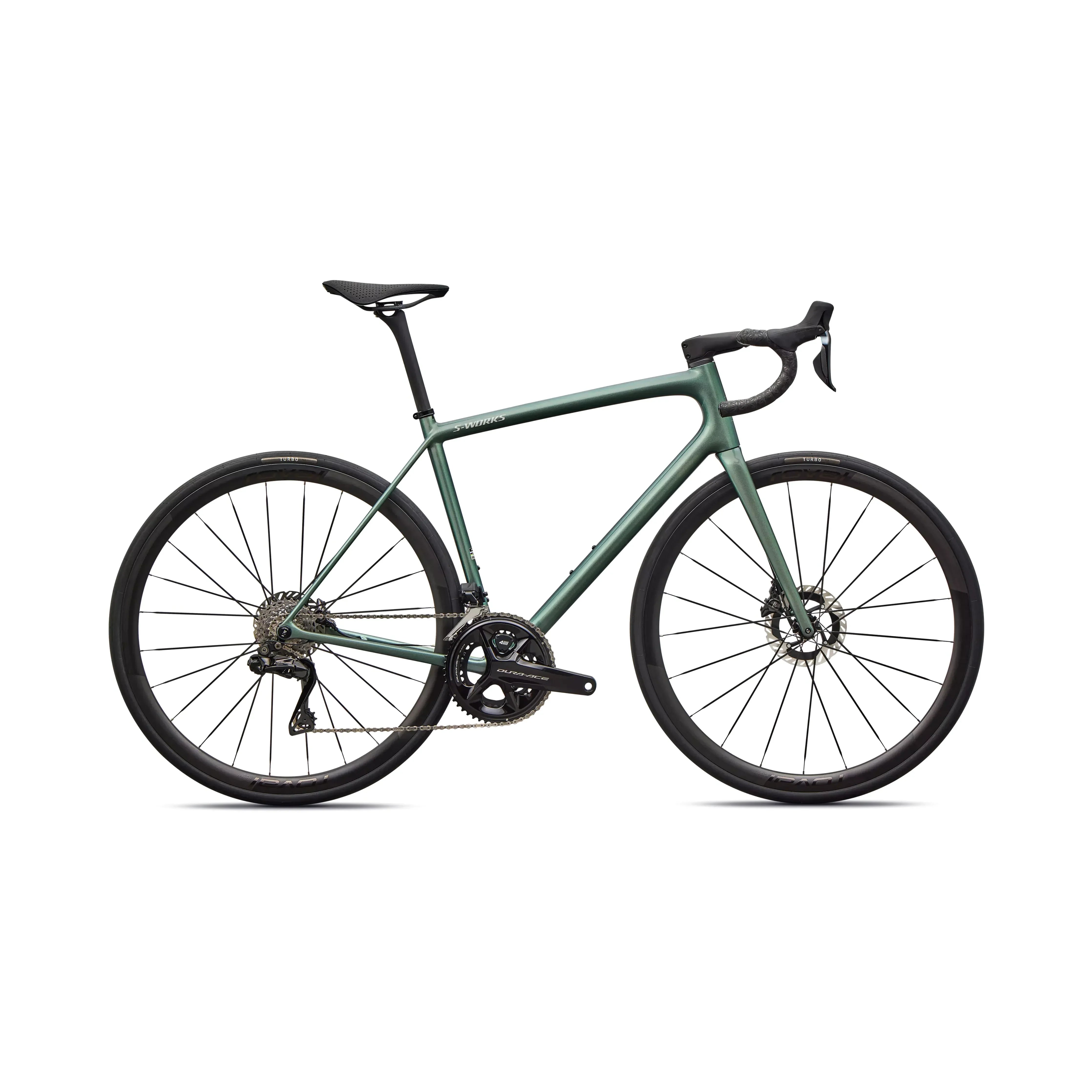 Specialized Aethos 2 S-Works Di2 Bicycle - Road Bikes Specialized 49 Gloss Premium Fjord Metallic / Dolomite Metallic