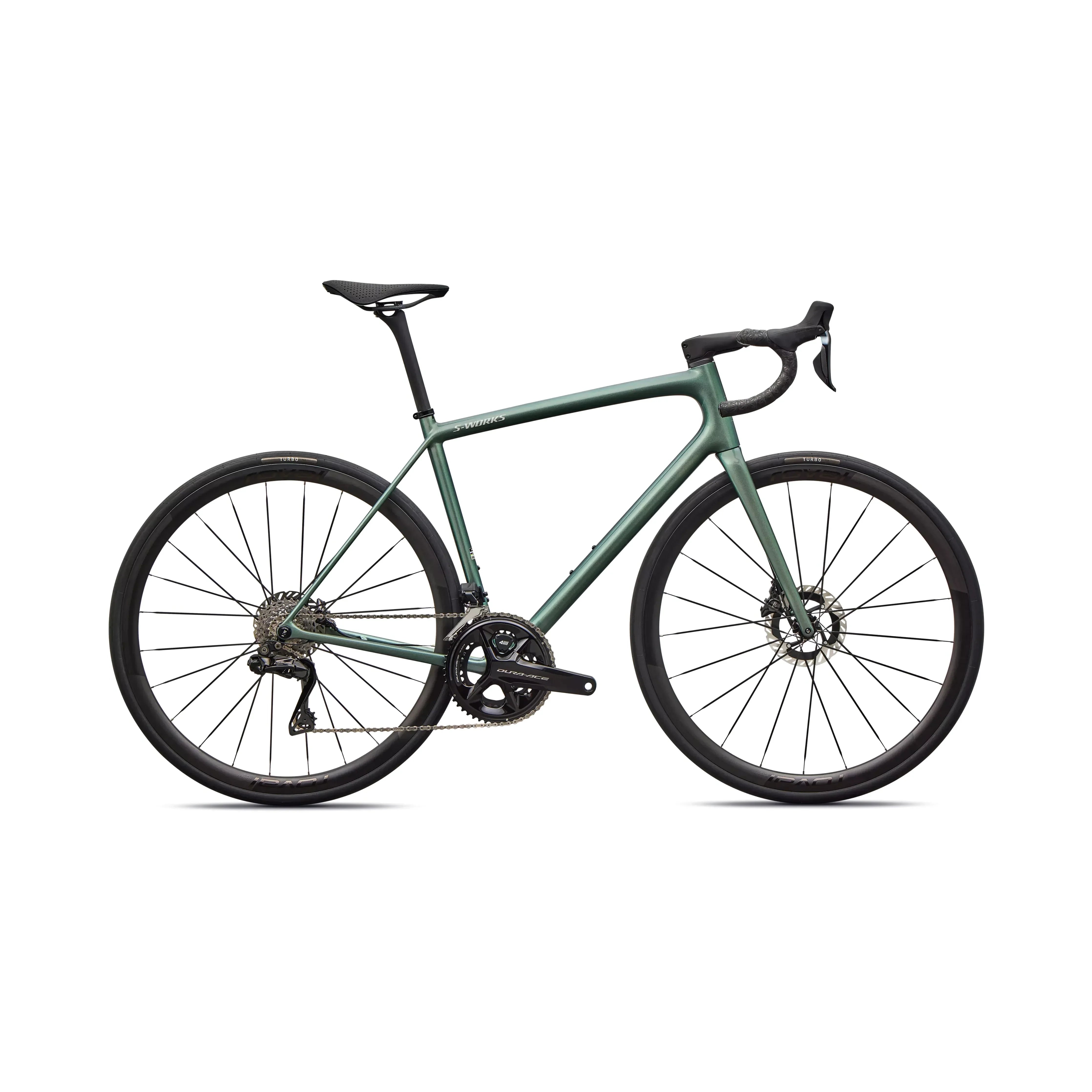 Specialized Aethos 2 S-Works Di2 Bicycle - Road Bikes Specialized 49 Gloss Premium Fjord Metallic / Dolomite Metallic