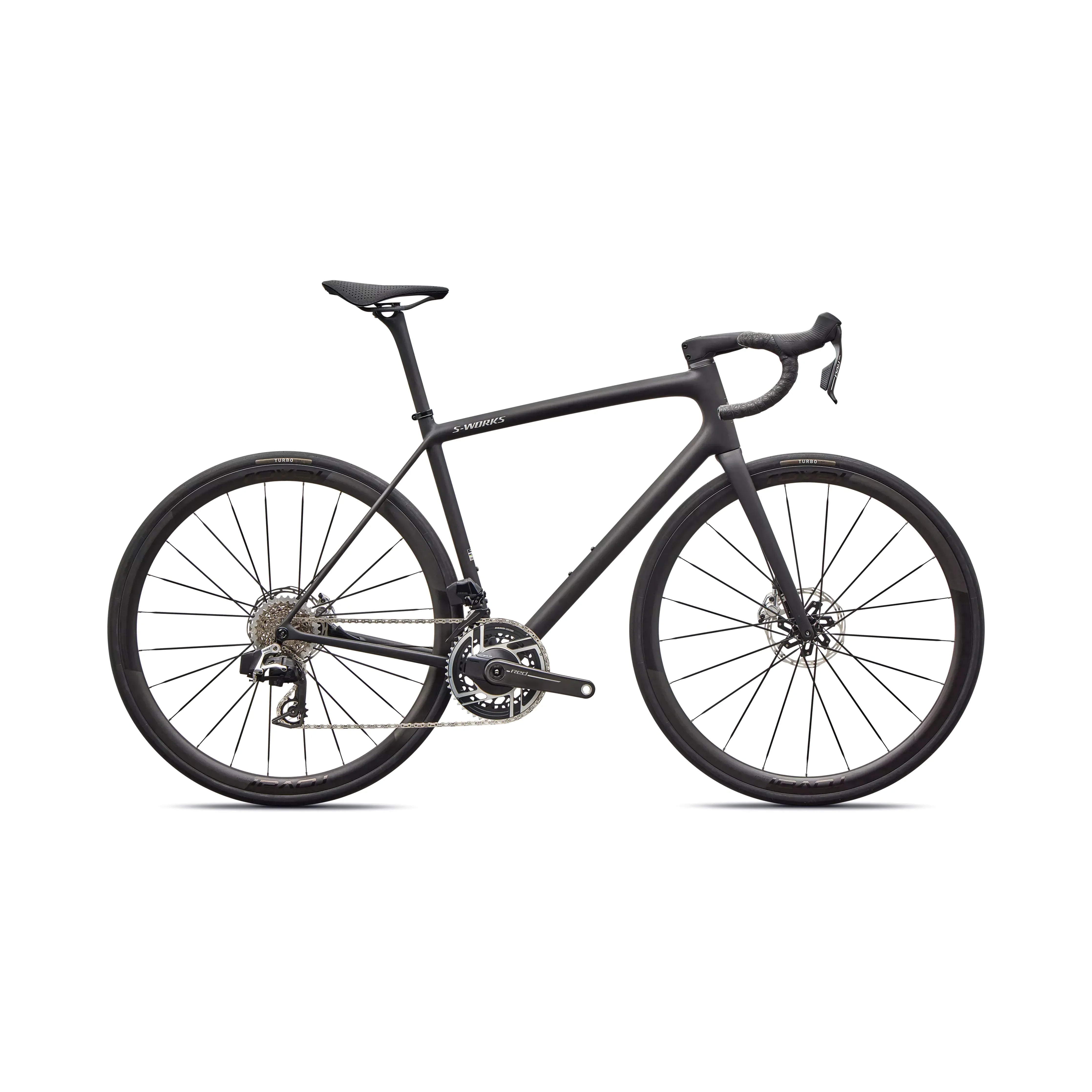 Specialized S-Works Aethos 2 SRAM RED AXS Bicycle - Road Bikes Specialized 49 Satin Carbon / Gloss Dolomite Metallic
