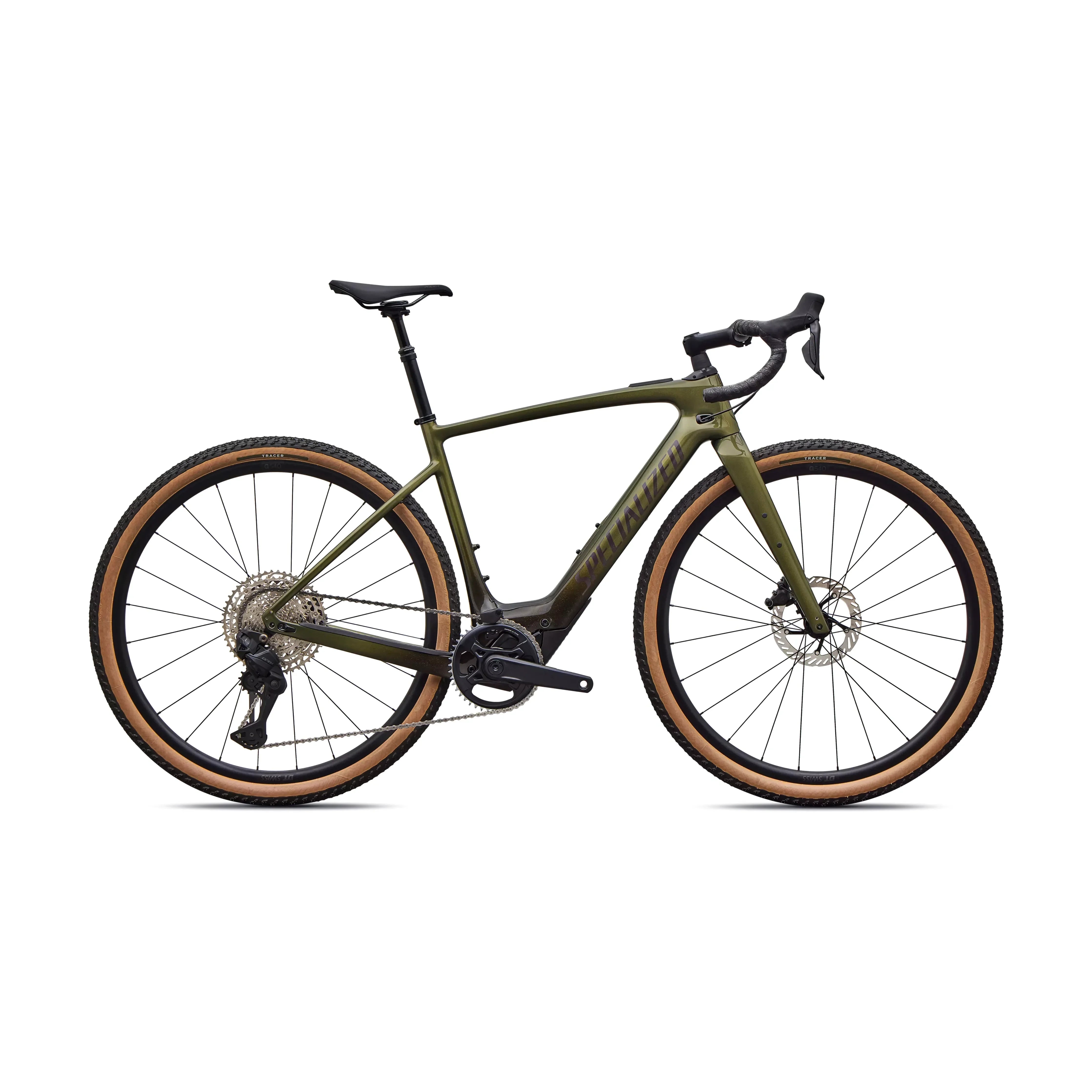 Specialized Turbo Creo 2 Comp Shimano GRX Di2 Bicycle - E-Bikes - Road and Gravel Specialized 49 Lrlgrnmet/Chartnt/Nblmet