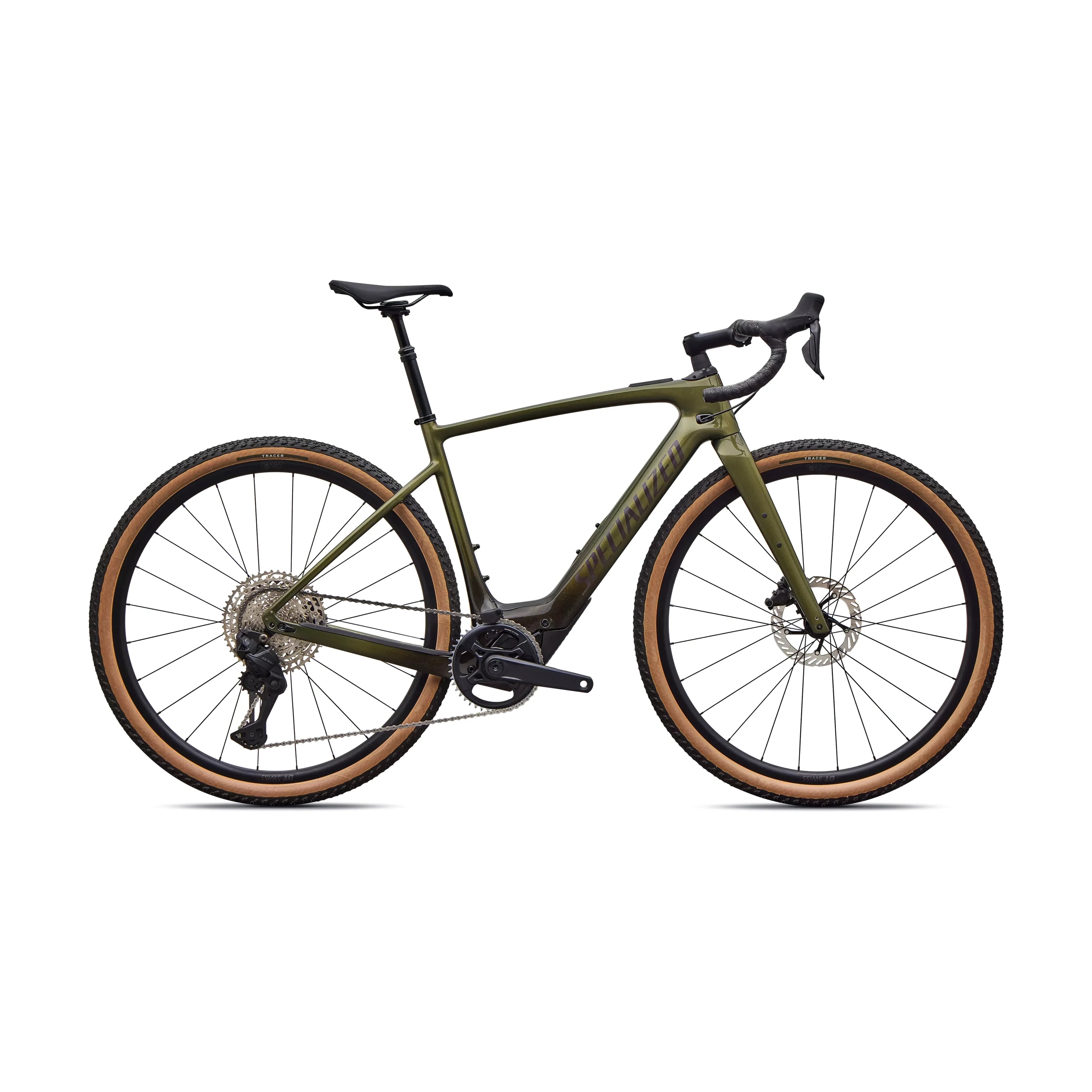 Specialized Turbo Creo 2 Comp Shimano GRX Di2 Bicycle - E-Bikes - Road and Gravel Specialized 49 Lrlgrnmet/Chartnt/Nblmet