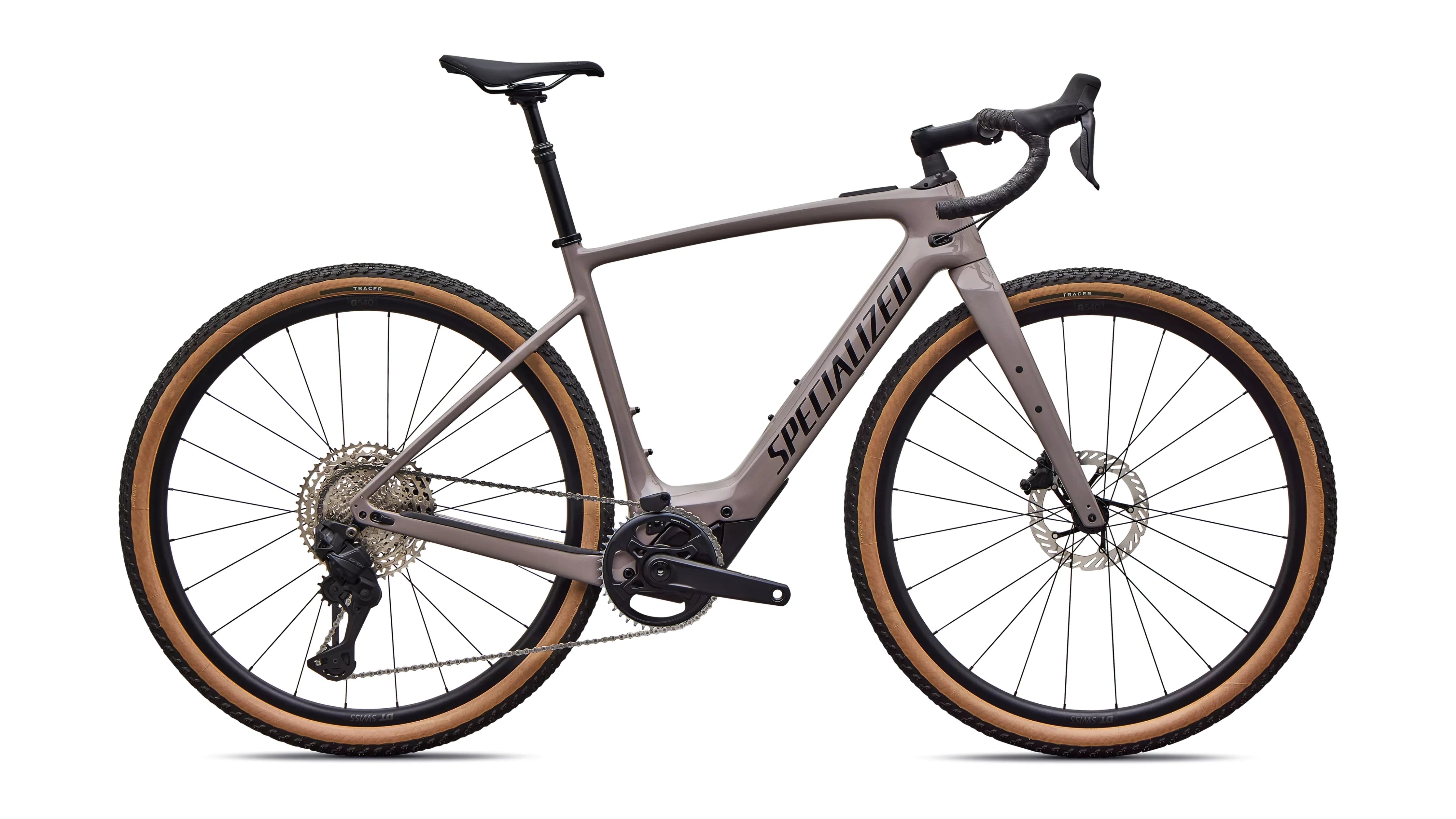 Specialized Turbo Creo 2 Comp Shimano GRX Di2 Bicycle - E-Bikes - Road and Gravel Specialized 49 Desert Metallic/Black