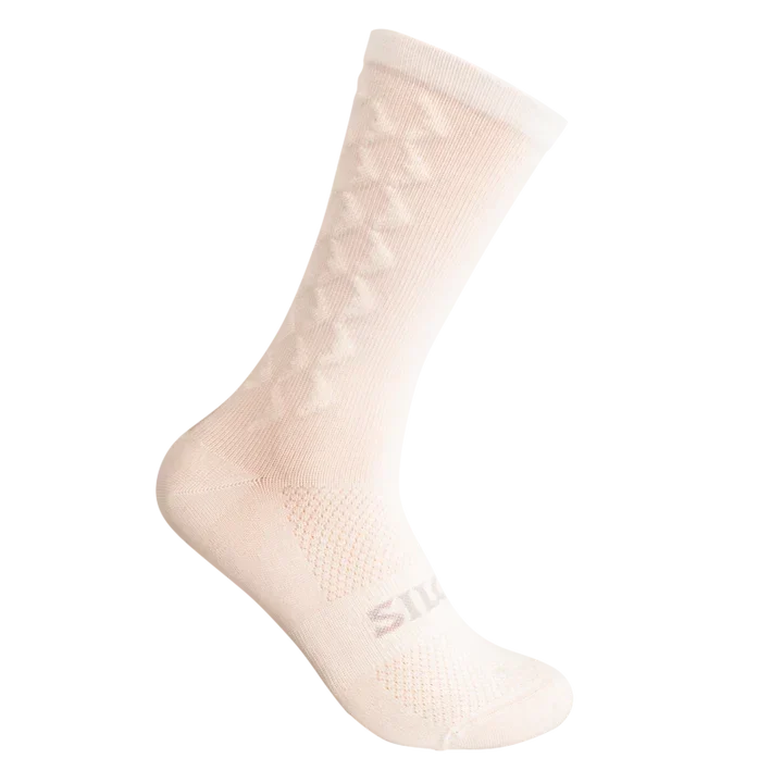 Silca Aero Socks - Tall Cycling Apparel - Socks Silca Small White