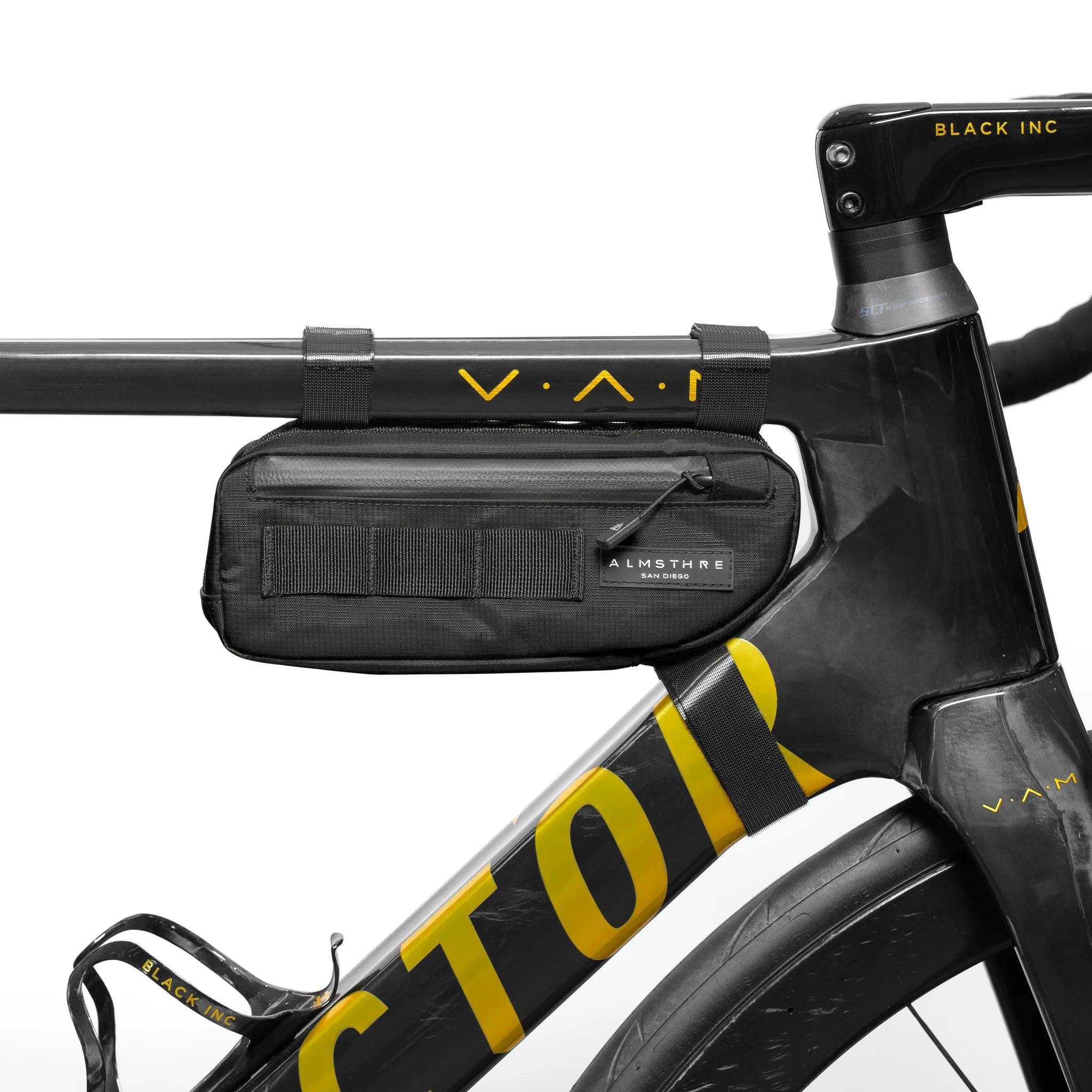 Almsthre Compact Frame Bag Cycling Accessories - Bike Bags - Frame Bag Almsthre Midnight Black