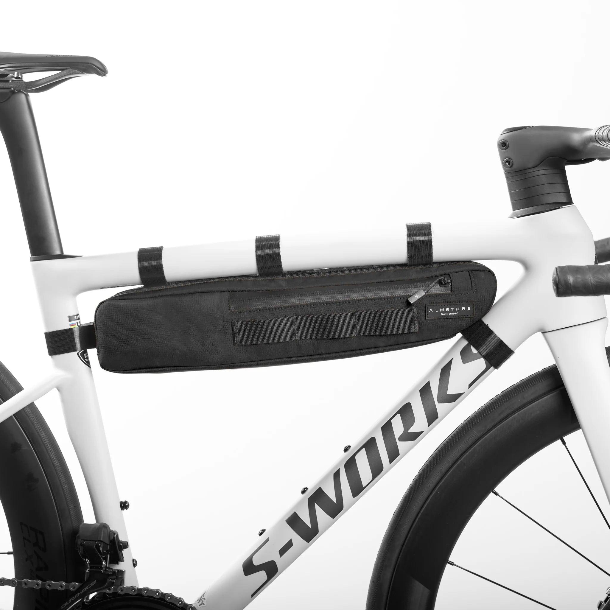 Almsthre Signature Frame Bag Cycling Accessories - Bike Bags - Frame Bag Almsthre Small/Medium Midnight Black