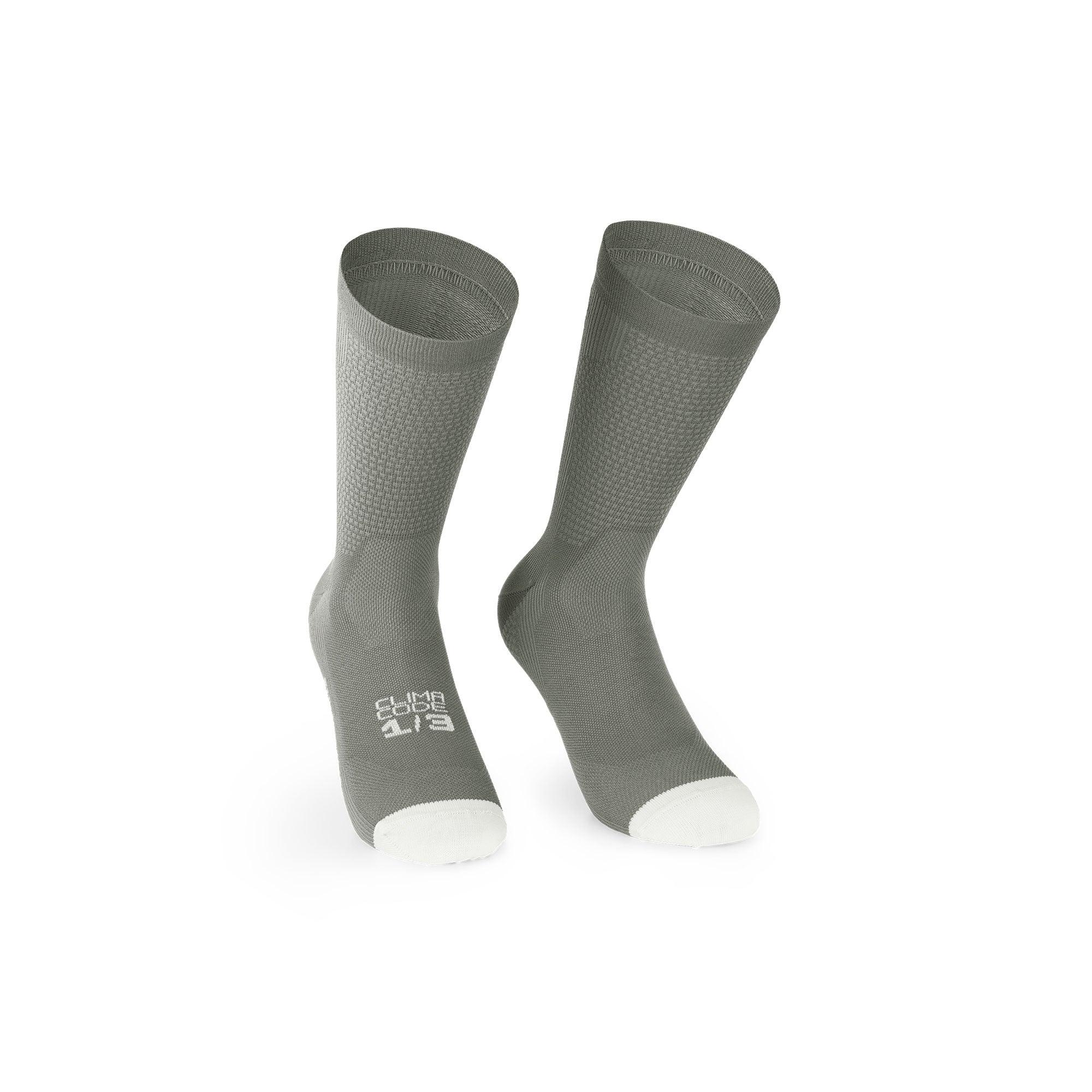Assos Endurance Socks S11 Cycling Apparel - Socks Assos 0 Edge Green