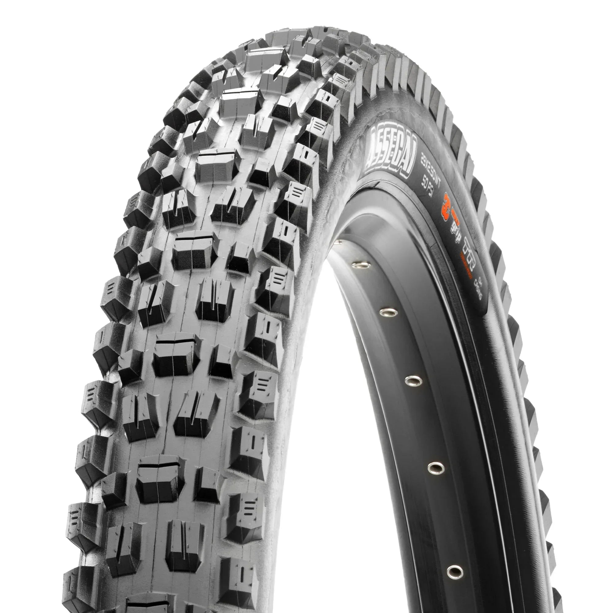 Maxxis Assegai Tire 29x2.50 2-Ply 120tpi DD 3C Maxx TR WT Tires and Tubes - Mountain Tires - 29" Maxxis
