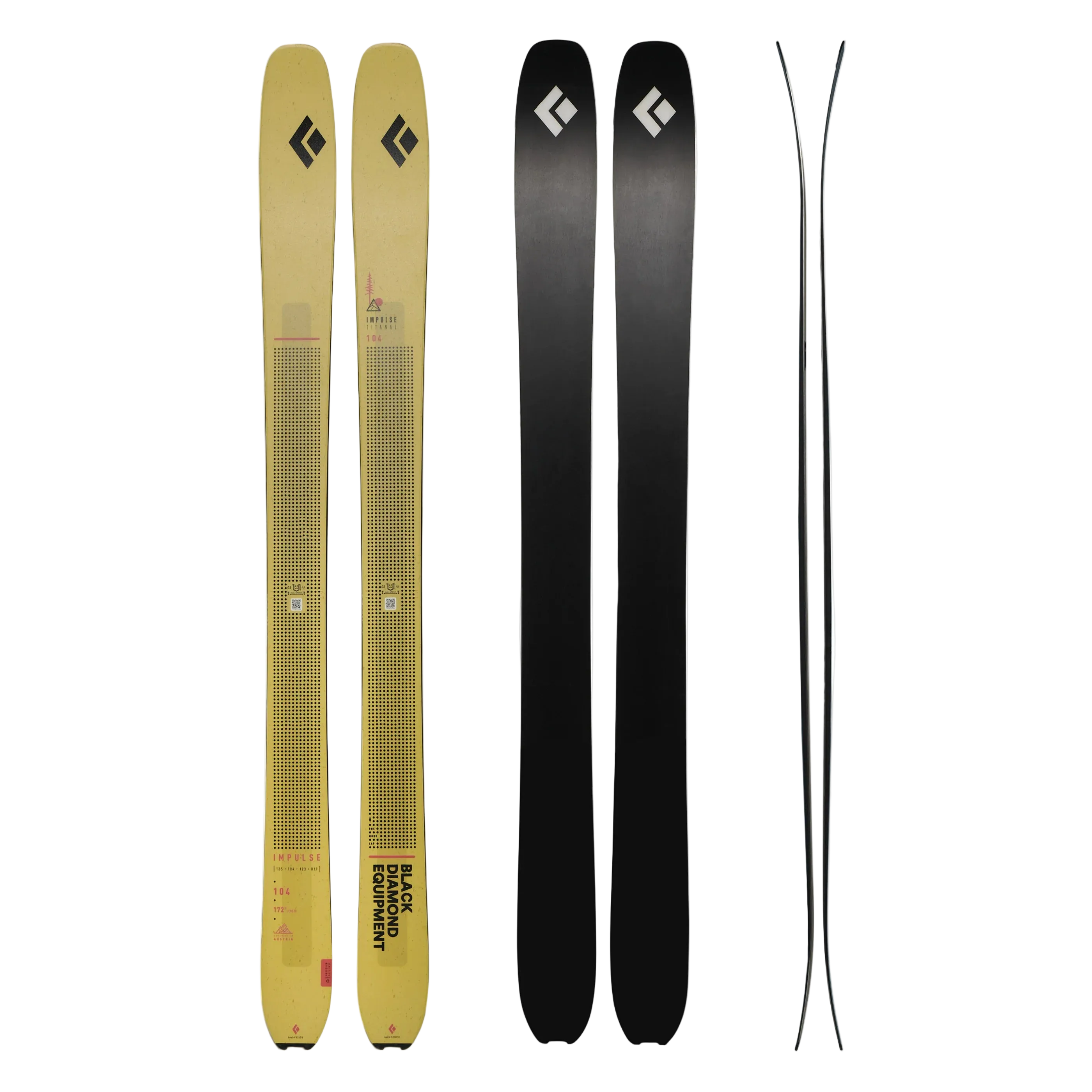 Black Diamond Impulse Ti 104 Skis Skis - Touring Skis - Freeride - Mens Black Diamond 172