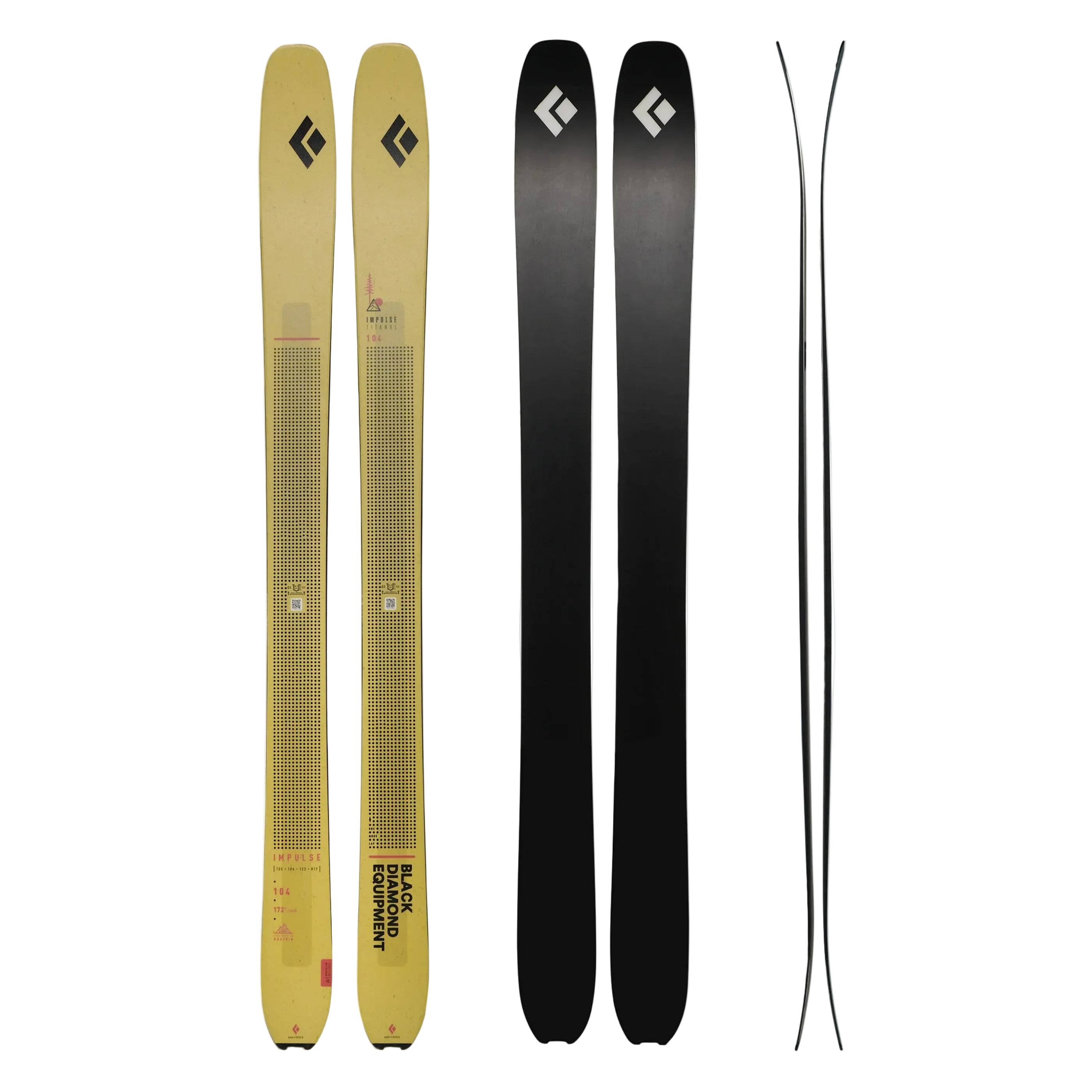 Black Diamond Impulse Ti 104 Skis Skis - Touring Skis - Freeride - Mens Black Diamond 172