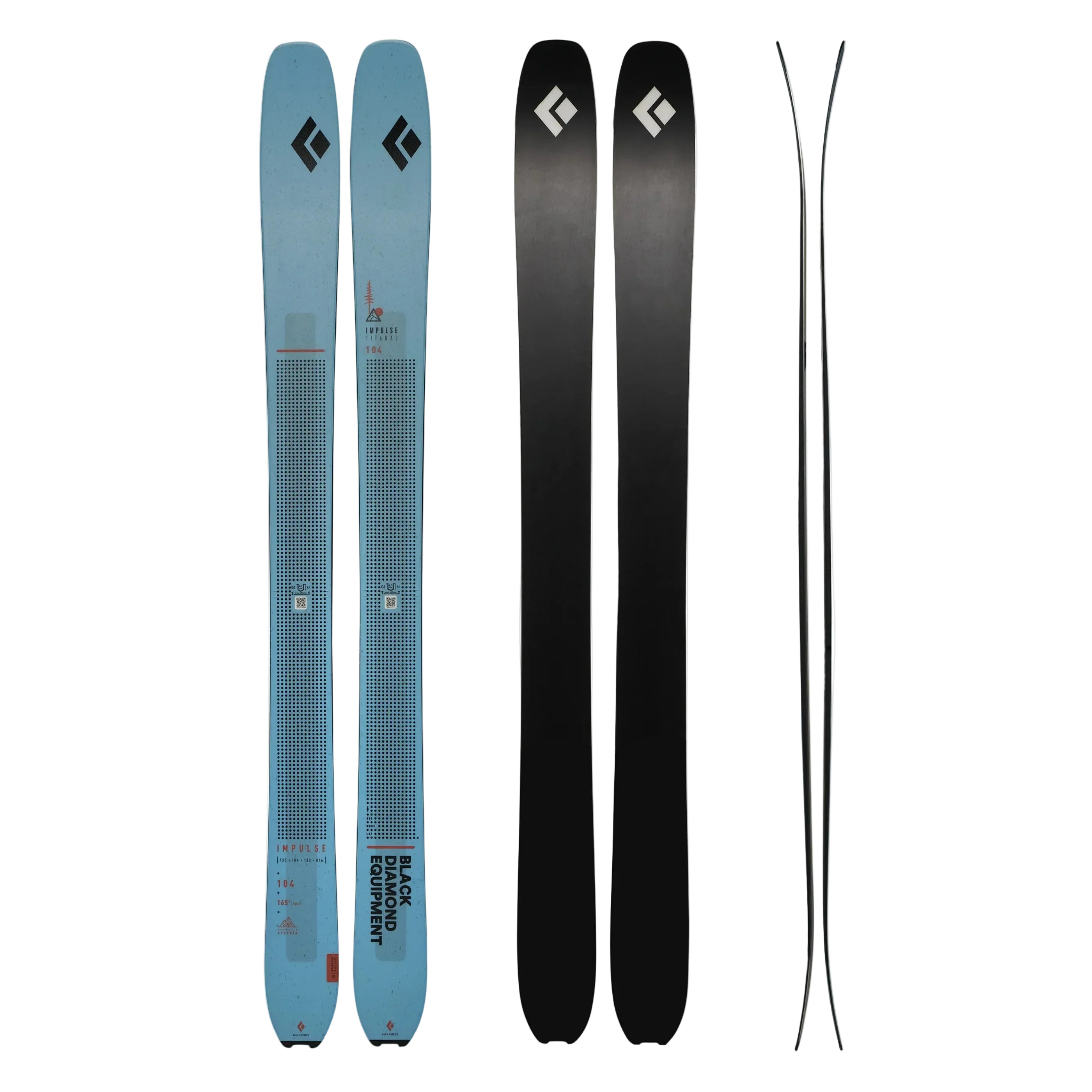 Black Diamond W Impulse Ti 104 Skis Skis - Touring Skis - Freeride - Womens Black Diamond 158