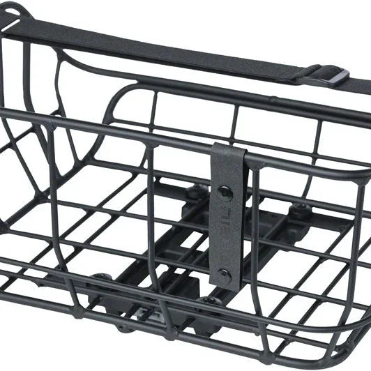 Basil Portland MIK Rear Basket - 25L, Matte Black Cycling Parts - Basket-Panniers-Racks Basil Default Title