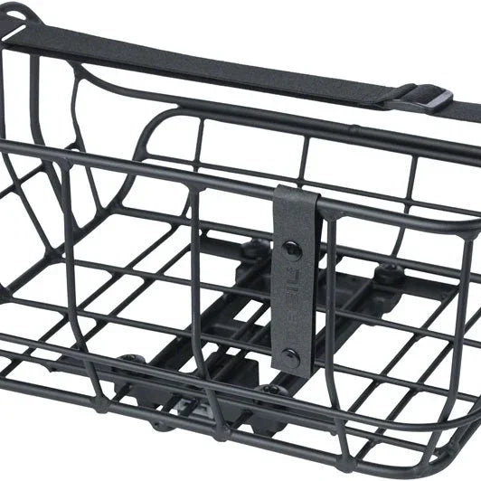 Basil Portland MIK Rear Basket - 25L, Matte Black Cycling Parts - Basket-Panniers-Racks Basil Default Title
