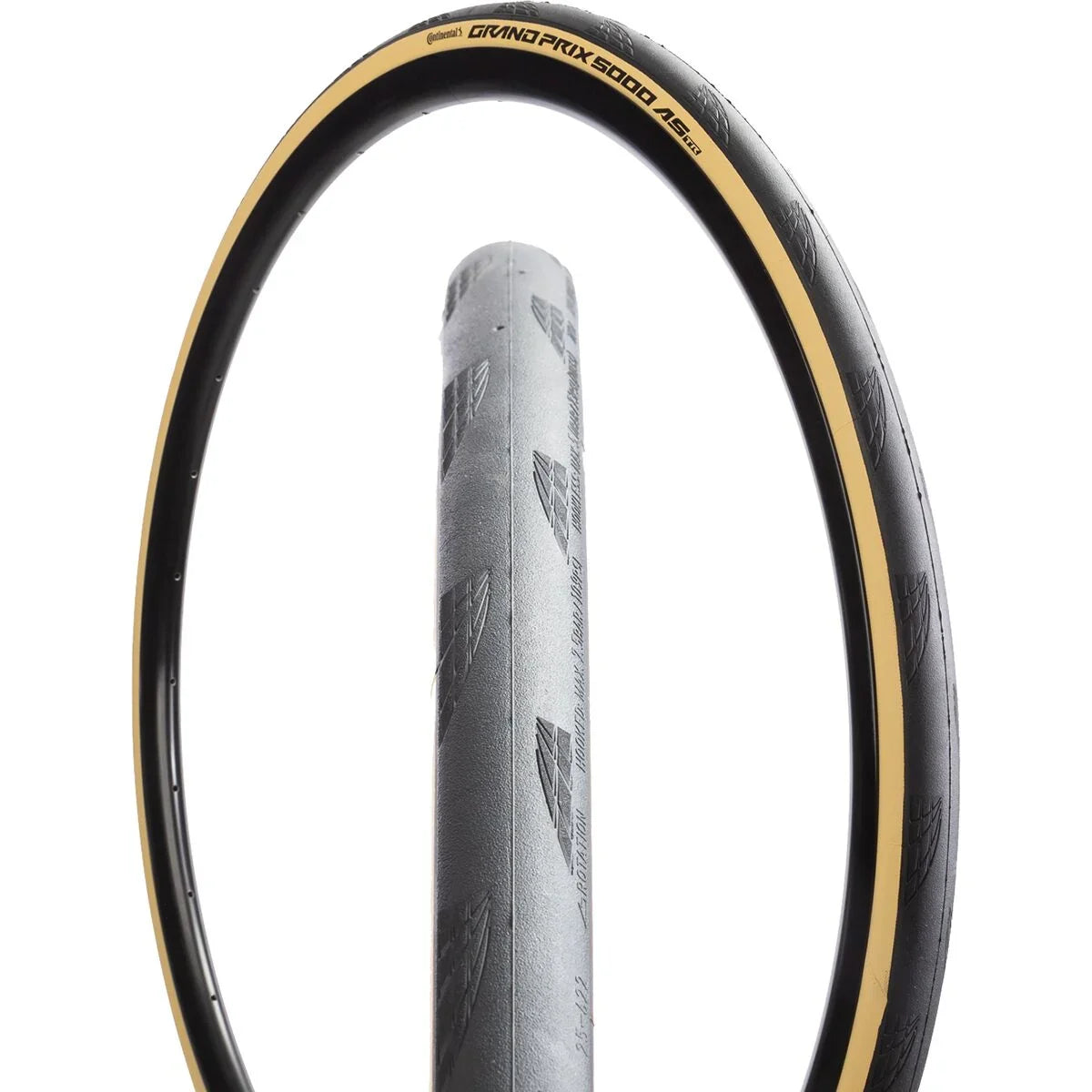 Continental Grand Prix 5000 All Season Tire - 700 x 25, Tubeless, Folding, Black/Reflex Tires and Tubes - Road Tires - 700c Continental Default Title