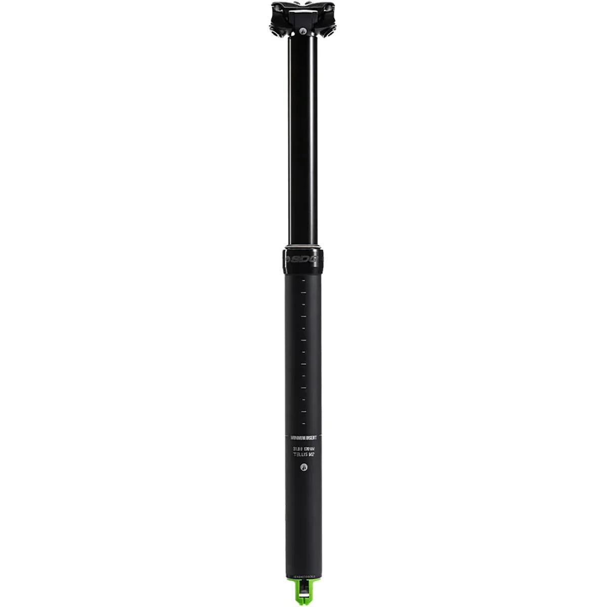 SDG Tellis V2 Dropper Seatpost (100mm) 30.9mm, Black Cycling Parts - Seatpost - Drop seatpost SDG Default Title