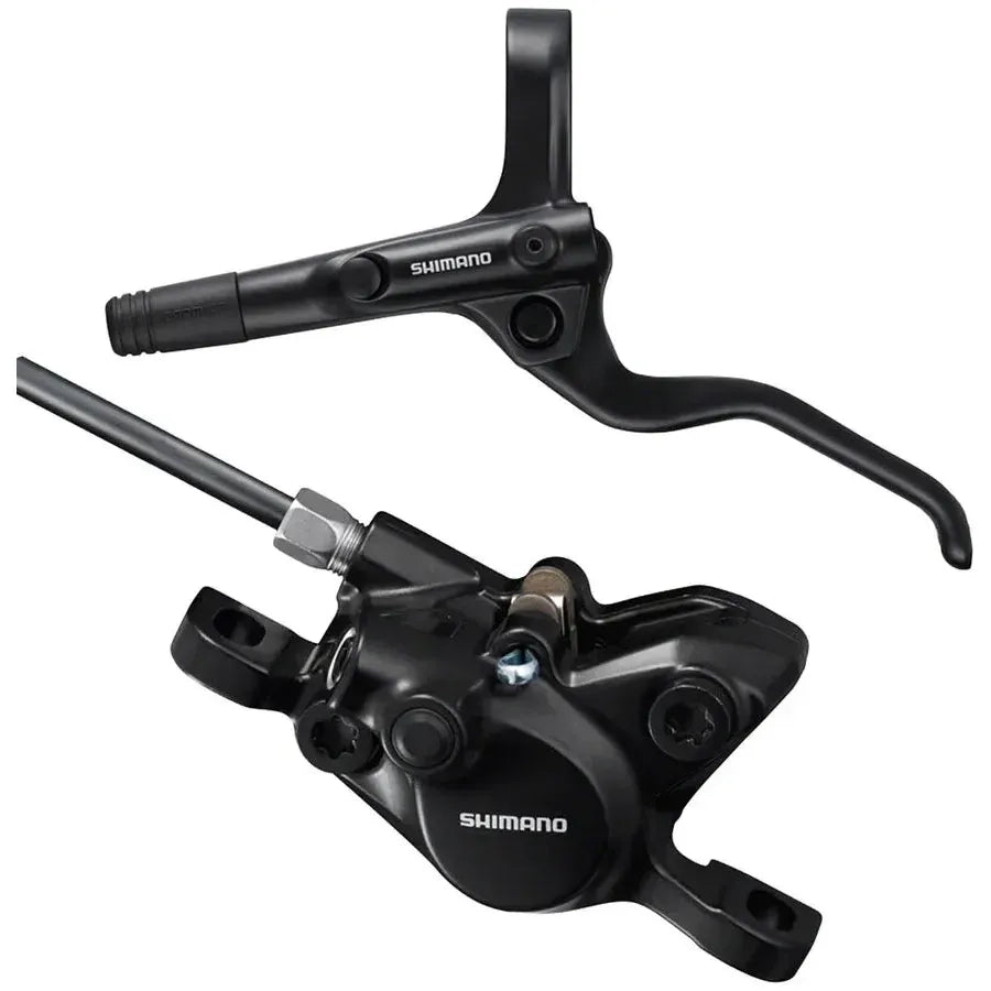 Shimano BR-MT200 Disc Brake and BL-MT201 Lever - Front, Hydraulic, 2-Piston, Post Mount, Black Cycling Parts - Brake - Brake Lever Shimano