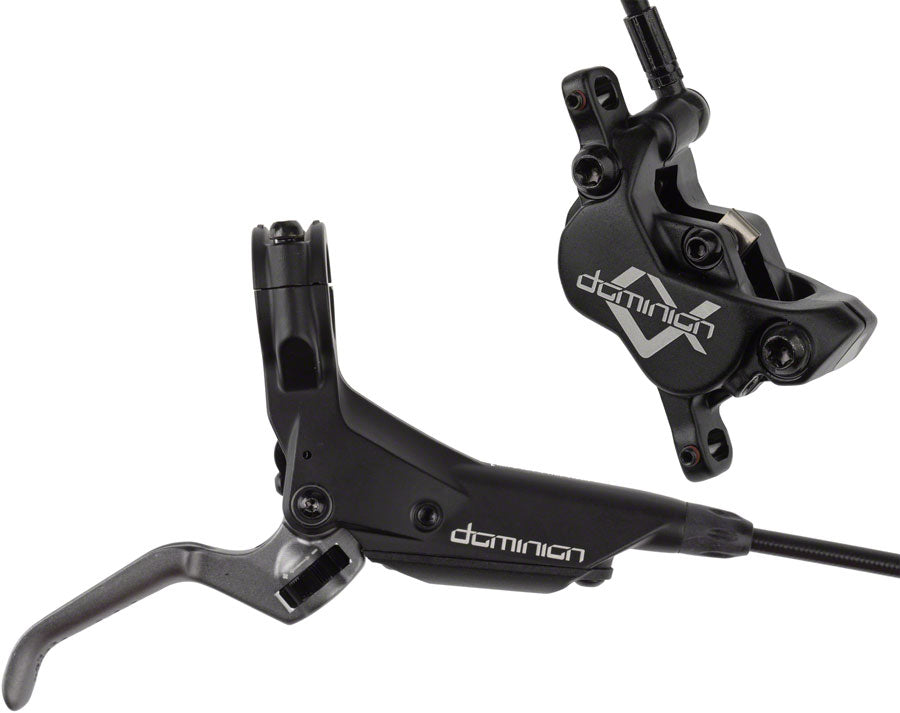 Hayes Brake Dominion A4 Disc Brake, Front/Rear, Black/Gray - three-quarter