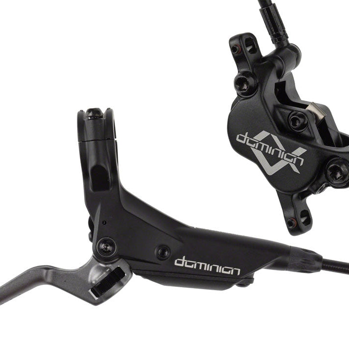 Hayes Brake Dominion A4 Disc Brake, Front/Rear, Black/Gray - three-quarter