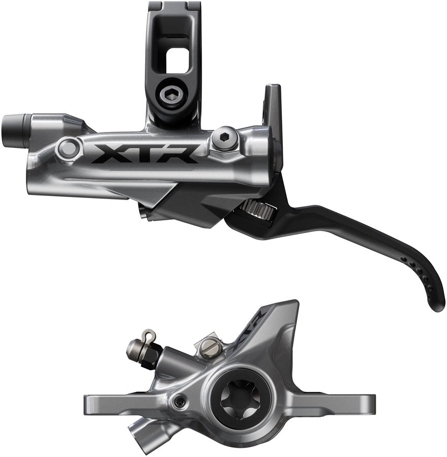 Shimano XTR BR-M9200 Disc Brake and BL-M9220 Lever - Left/Front, Post Mount, 2-Piston Caliper, SM-BH90-SS Hose, Metal Pads,