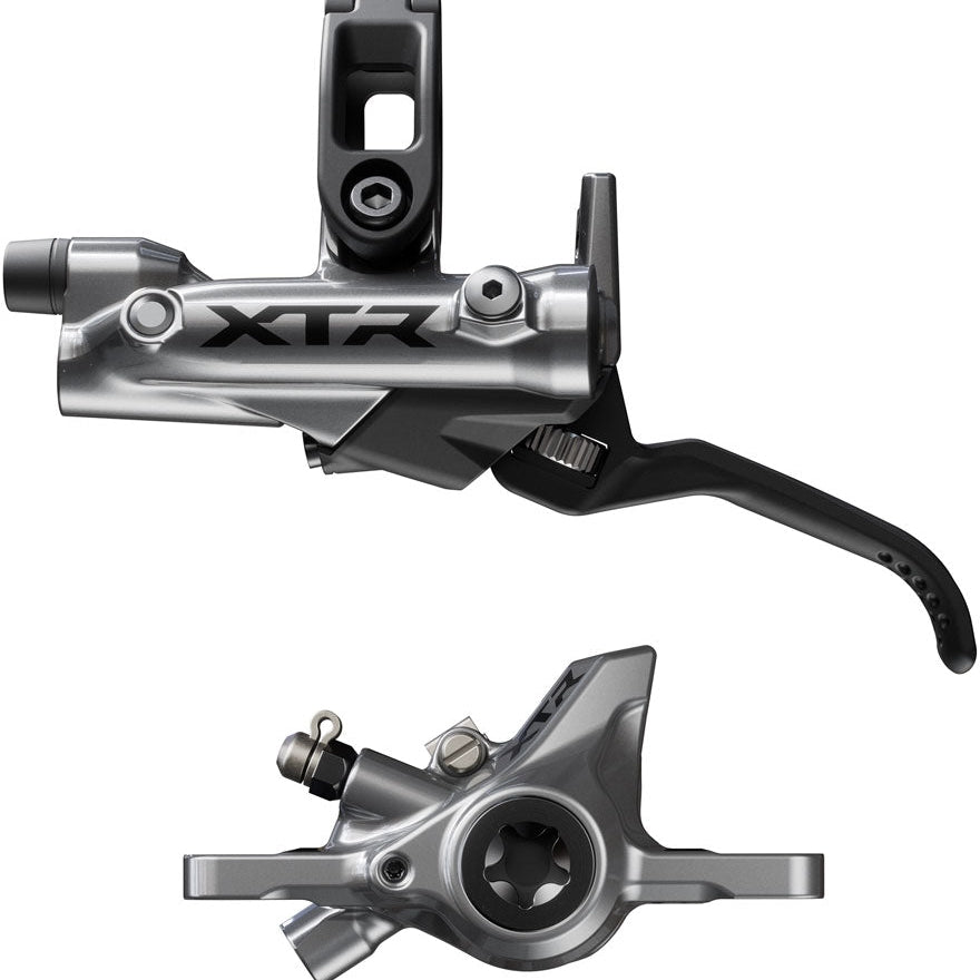 Shimano XTR BR-M9200 Disc Brake and BL-M9220 Lever - Left/Front, Post Mount, 2-Piston Caliper, SM-BH90-SS Hose, Metal Pads,
