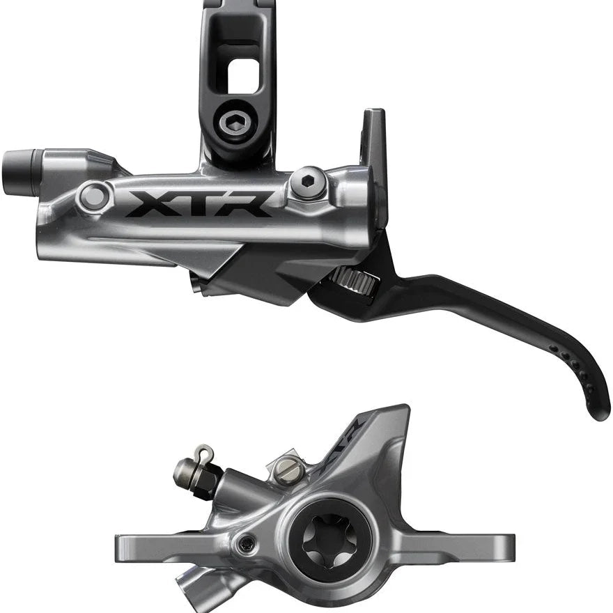 Shimano XTR BR-M9200 Disc Brake and BL-M9220 Lever - Left/Front, Post Mount, 2-Piston Caliper, SM-BH90-SS Hose, Metal Pads, Gray Cycling Parts - Brake - Disc Brake Shimano Default Title