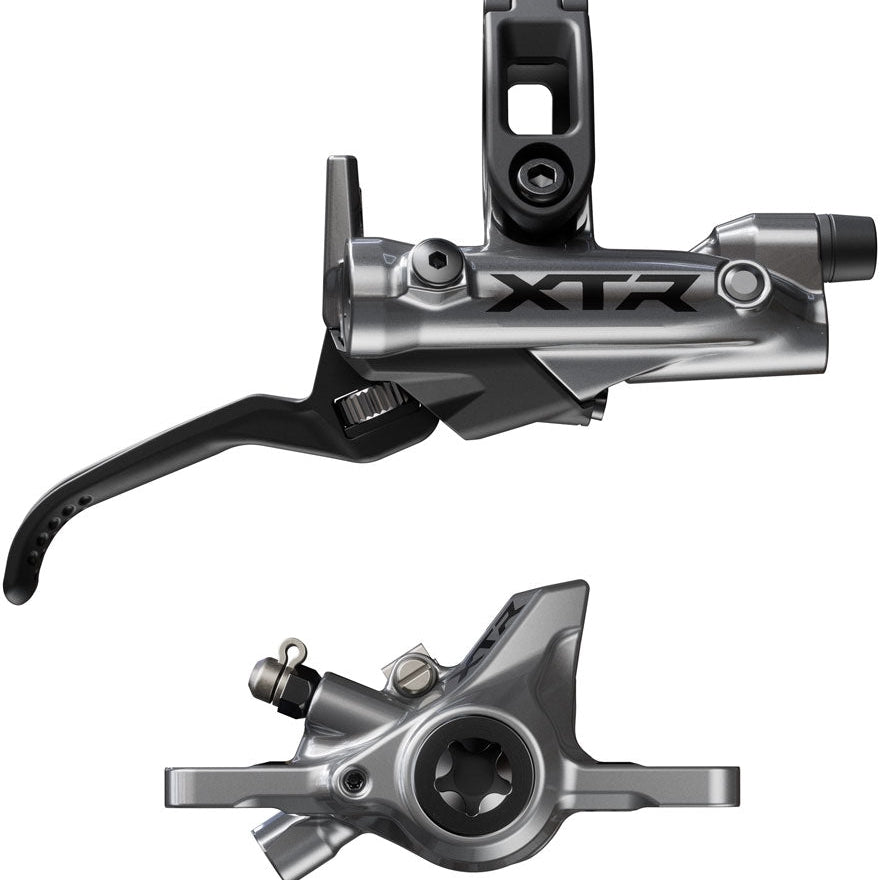 Shimano XTR BR-M9200 Disc Brake and BL-M9220 Lever - Right/Rear, Post Mount, 2-Piston Caliper, SM-BH90-SS Hose, Metal Pads,
