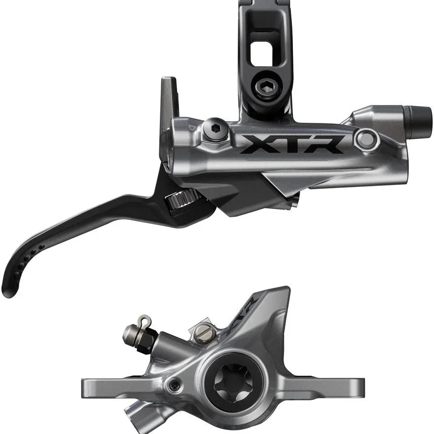 Shimano XTR BR-M9200 Disc Brake and BL-M9220 Lever - Right/Rear, Post Mount, 2-Piston Caliper, SM-BH90-SS Hose, Metal Pads, Gray Cycling Parts - Brake - Disc Brake Shimano Default Title