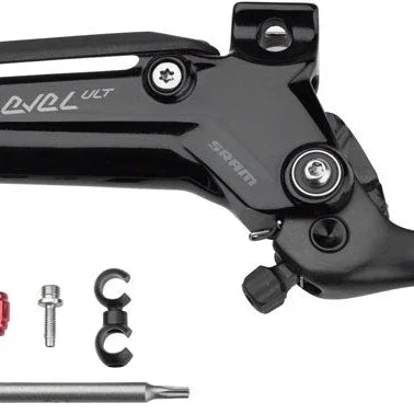SRAM Level Ultimate Stealth Disc Brake Lever Assembly - Carbon Lever Blade, For 2-Piston Level Ultimate Stealth, Gloss Black, C1 Cycling Parts - Brake - Brake Lever SRAM Default Title